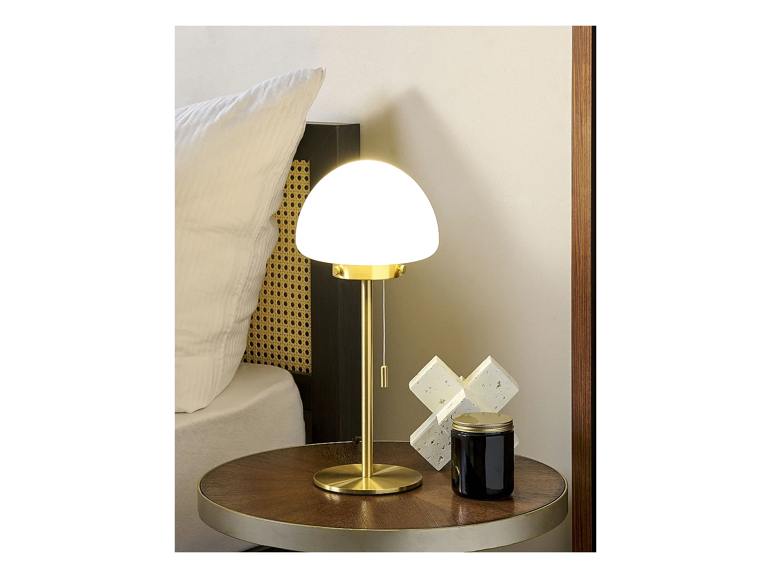 Lampe à poser MORUGA Métal Doré