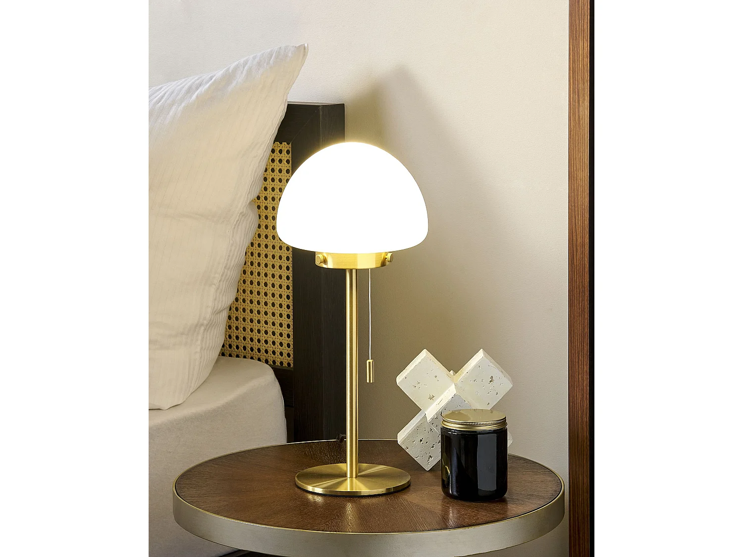 Lampe à poser MORUGA Métal Doré