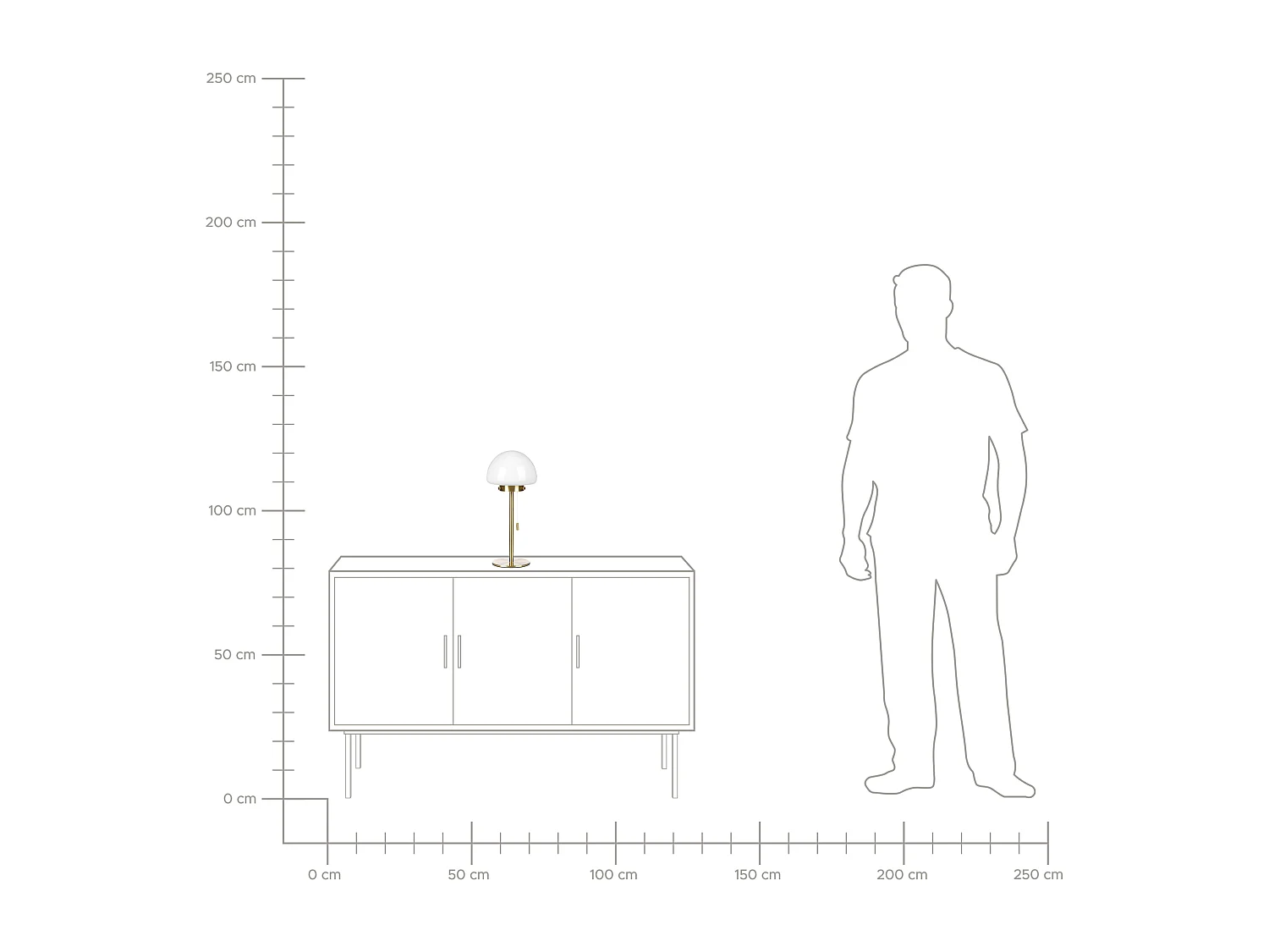 Tafellamp MORUGA Metaal Goud