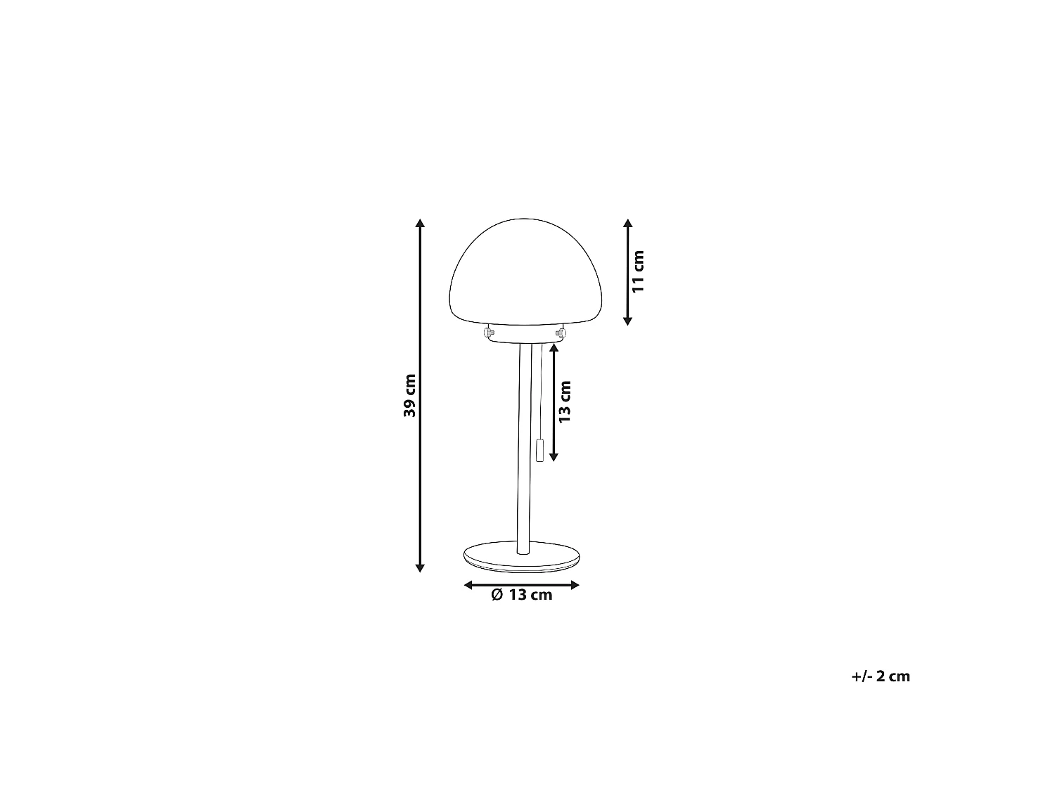Lampe à poser MORUGA Métal Doré