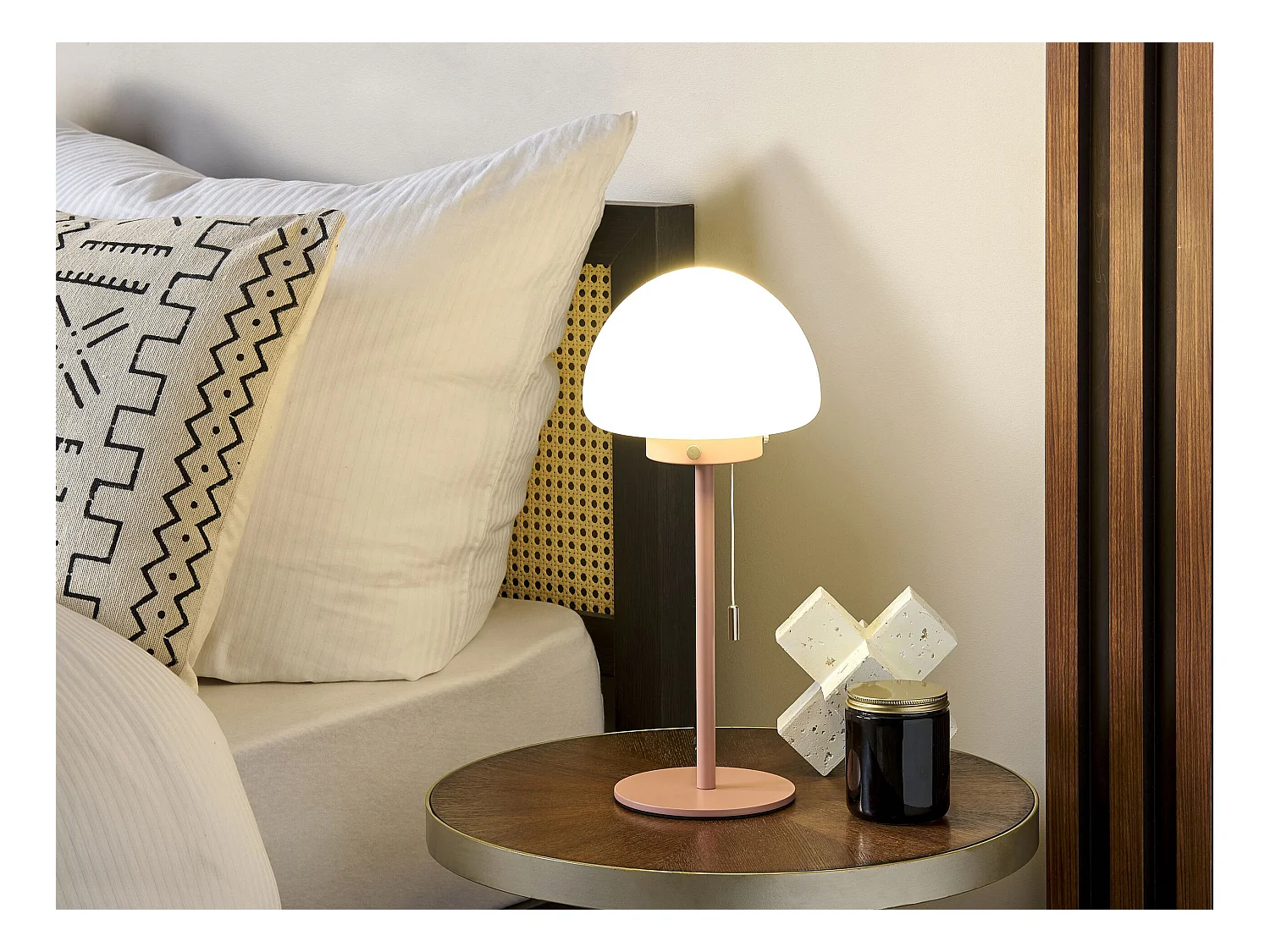 Lampe à poser MORUGA Métal Rose