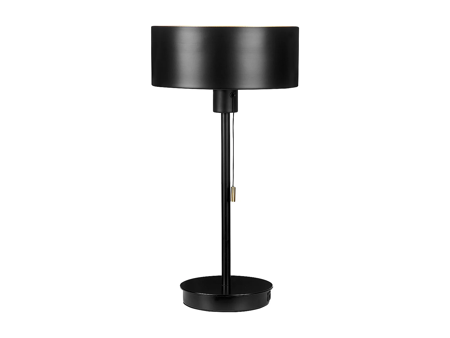 Candeeiro de mesa ARIPO com entrada USB Metal Preto