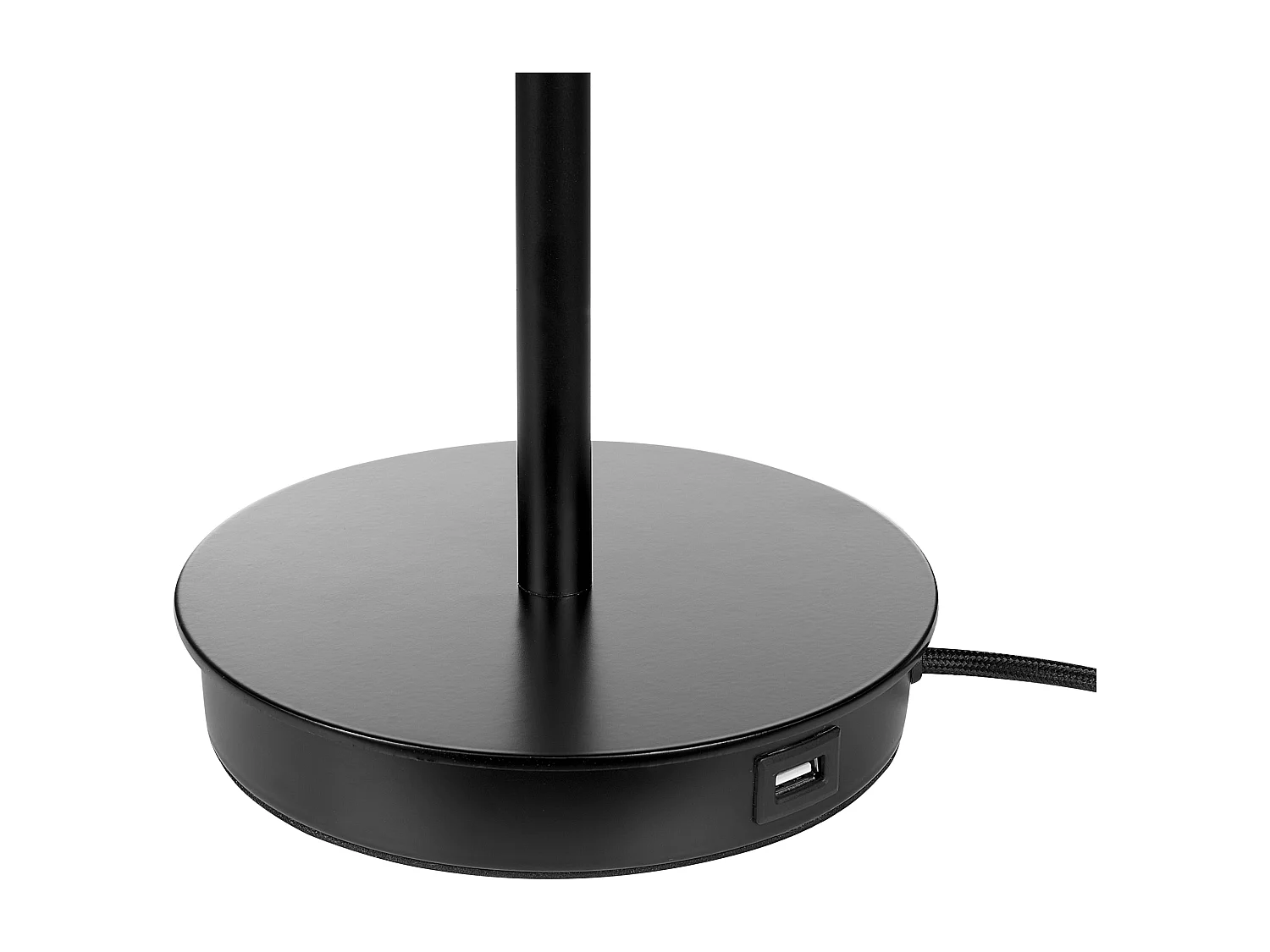 Tafellamp ARIPO met USB-poort Metaal Zwart