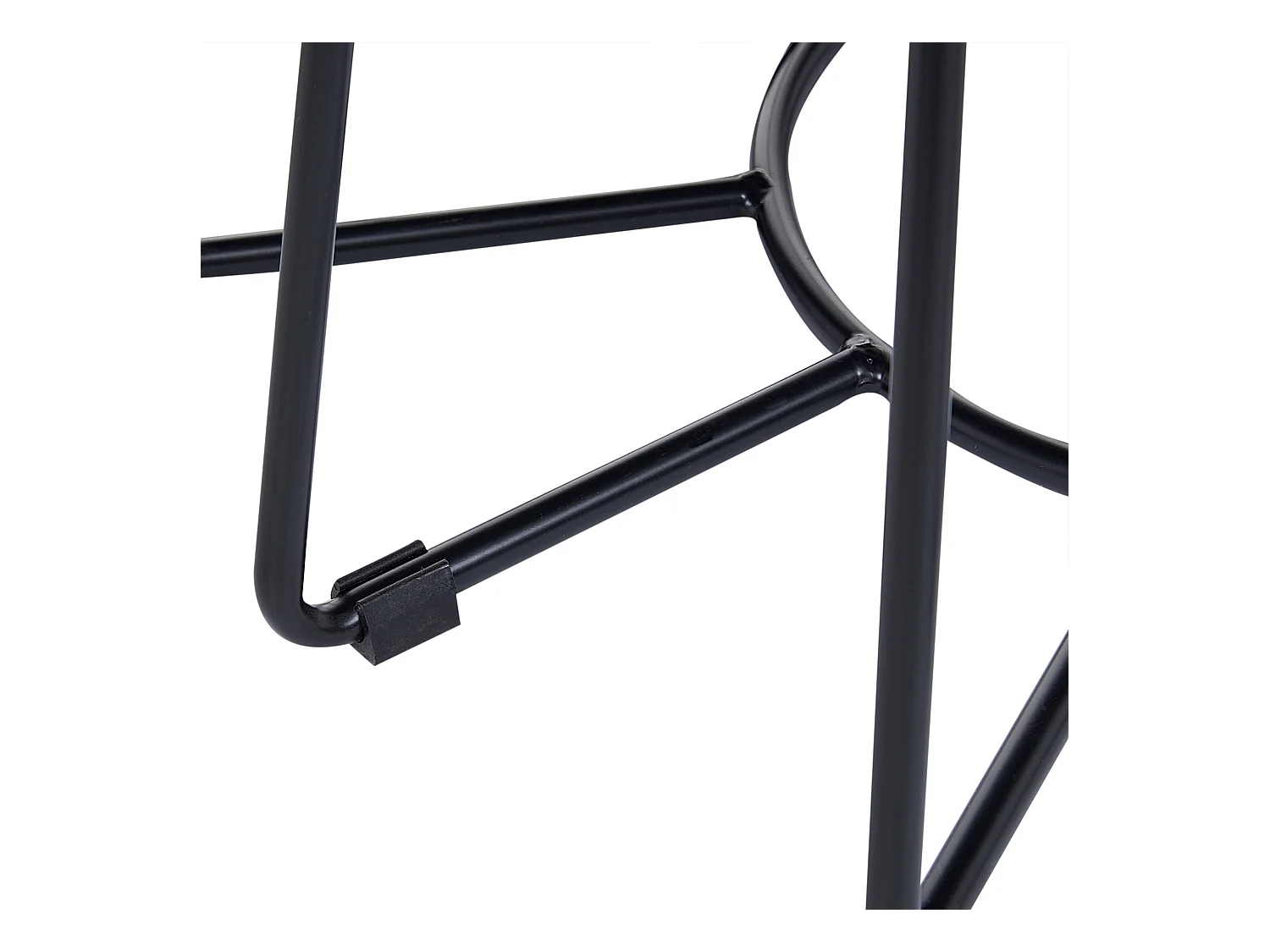 Mesa de centro BERNIE Vidrio templado Mármol negro