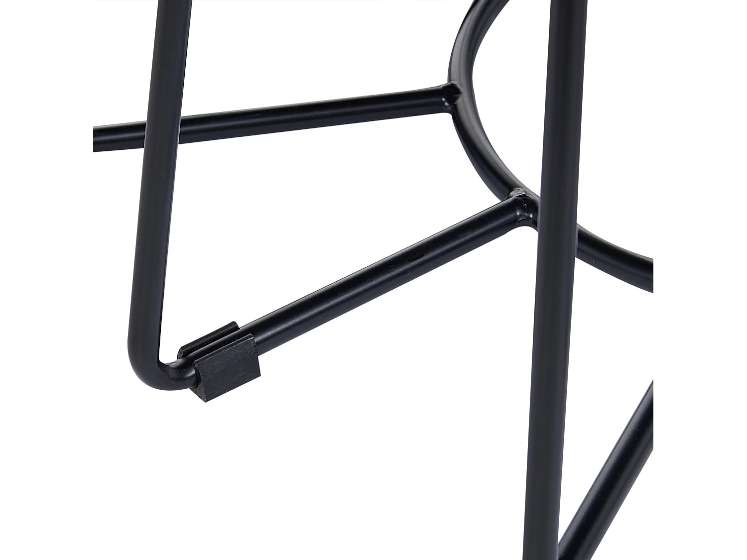 Table basse BERNIE Verre de sécurité Marbre noir