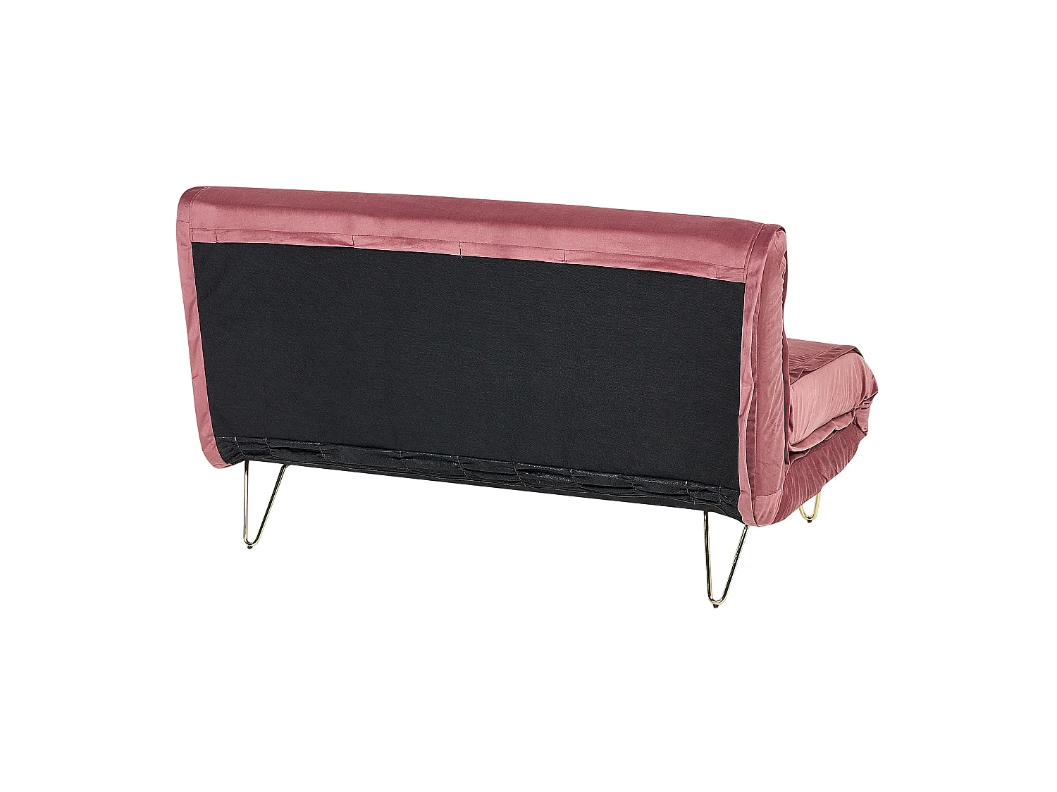 Conjunto de sala de estar VESTFOLD Veludo Rosa 3 lugares