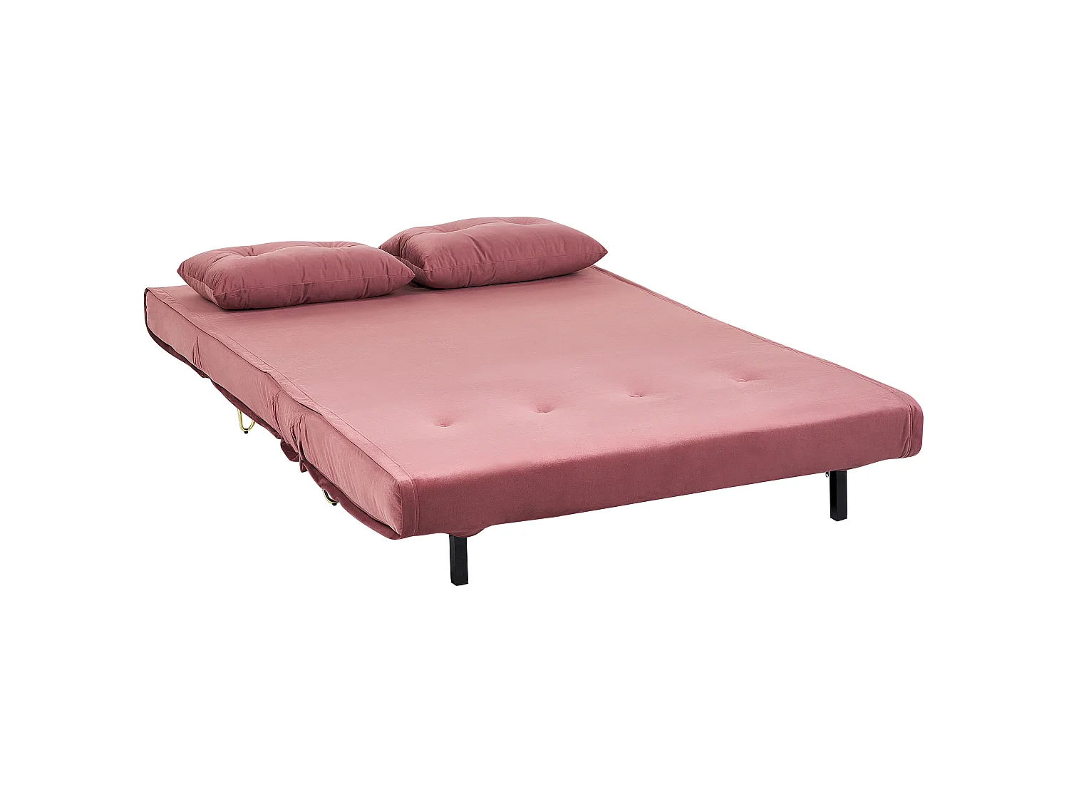 Conjunto de sala de estar VESTFOLD Veludo Rosa 3 lugares