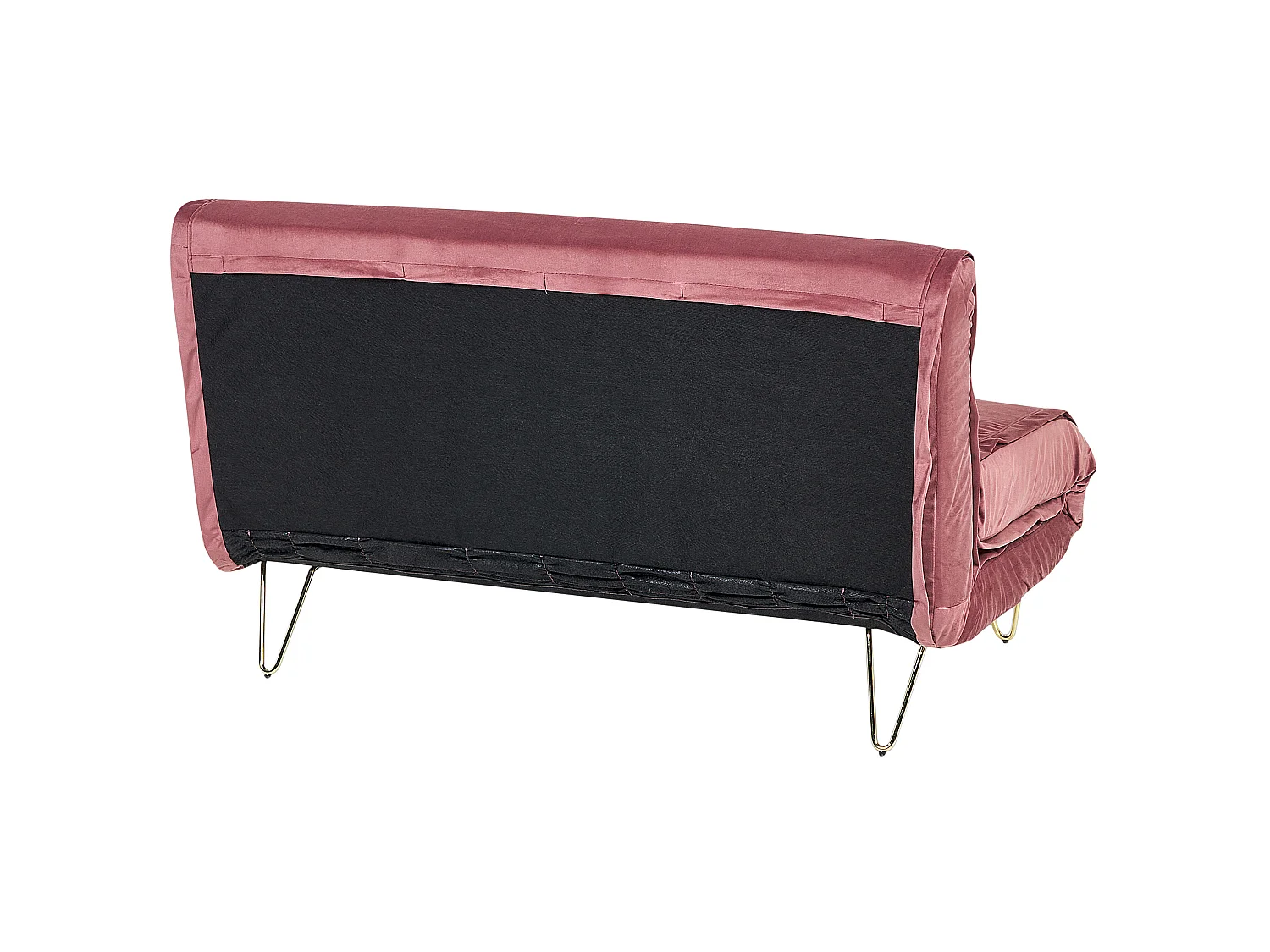 Conjunto de sala de estar VESTFOLD Veludo Rosa 3 lugares