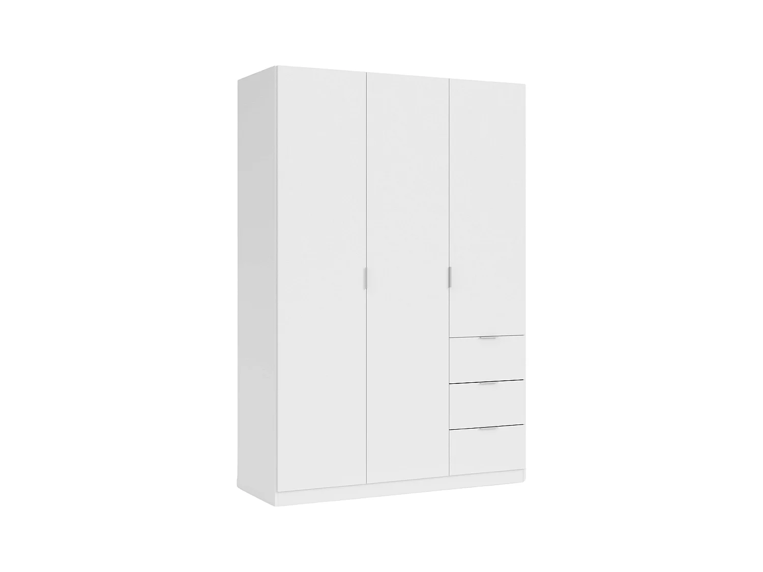 Roupeiro LCX 3 portas 3 gavetas Blanco
