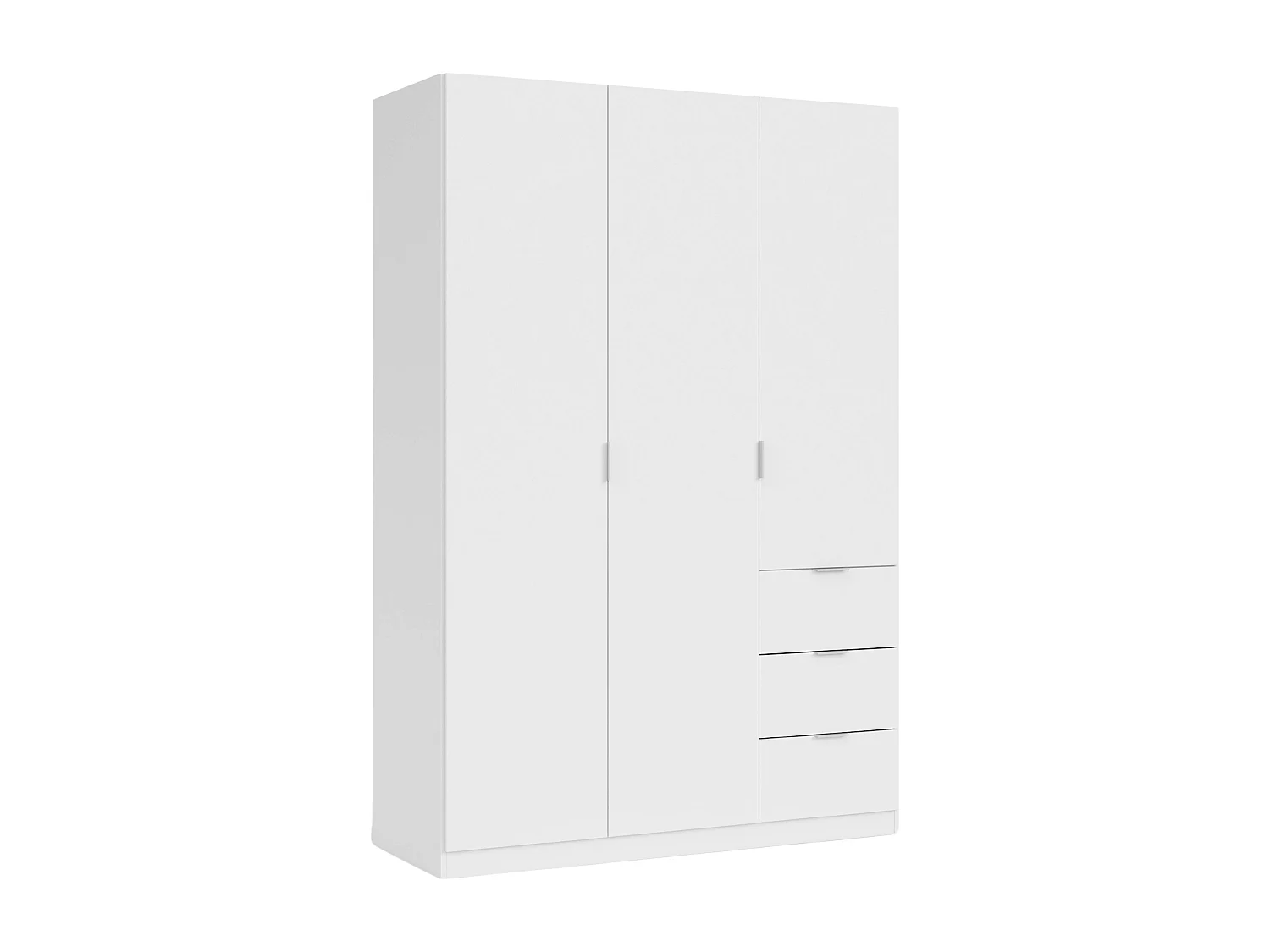 Roupeiro LCX 3 portas 3 gavetas Blanco