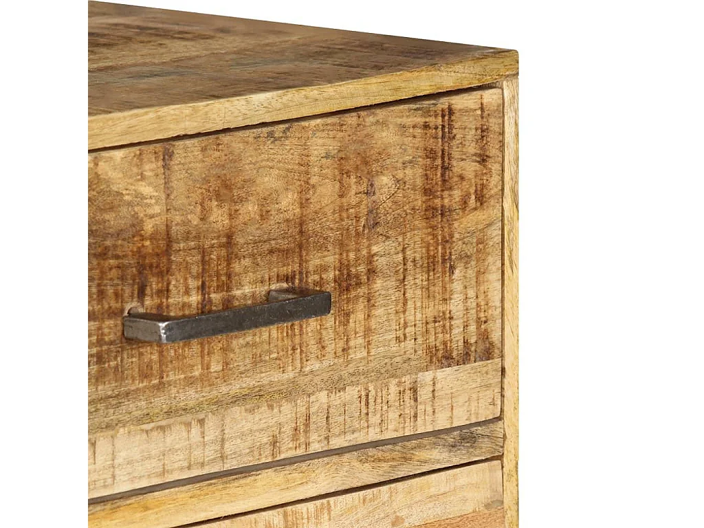 Buffet aparador armário console cômoda 106 cm madeira de mangueira maciça 4402089