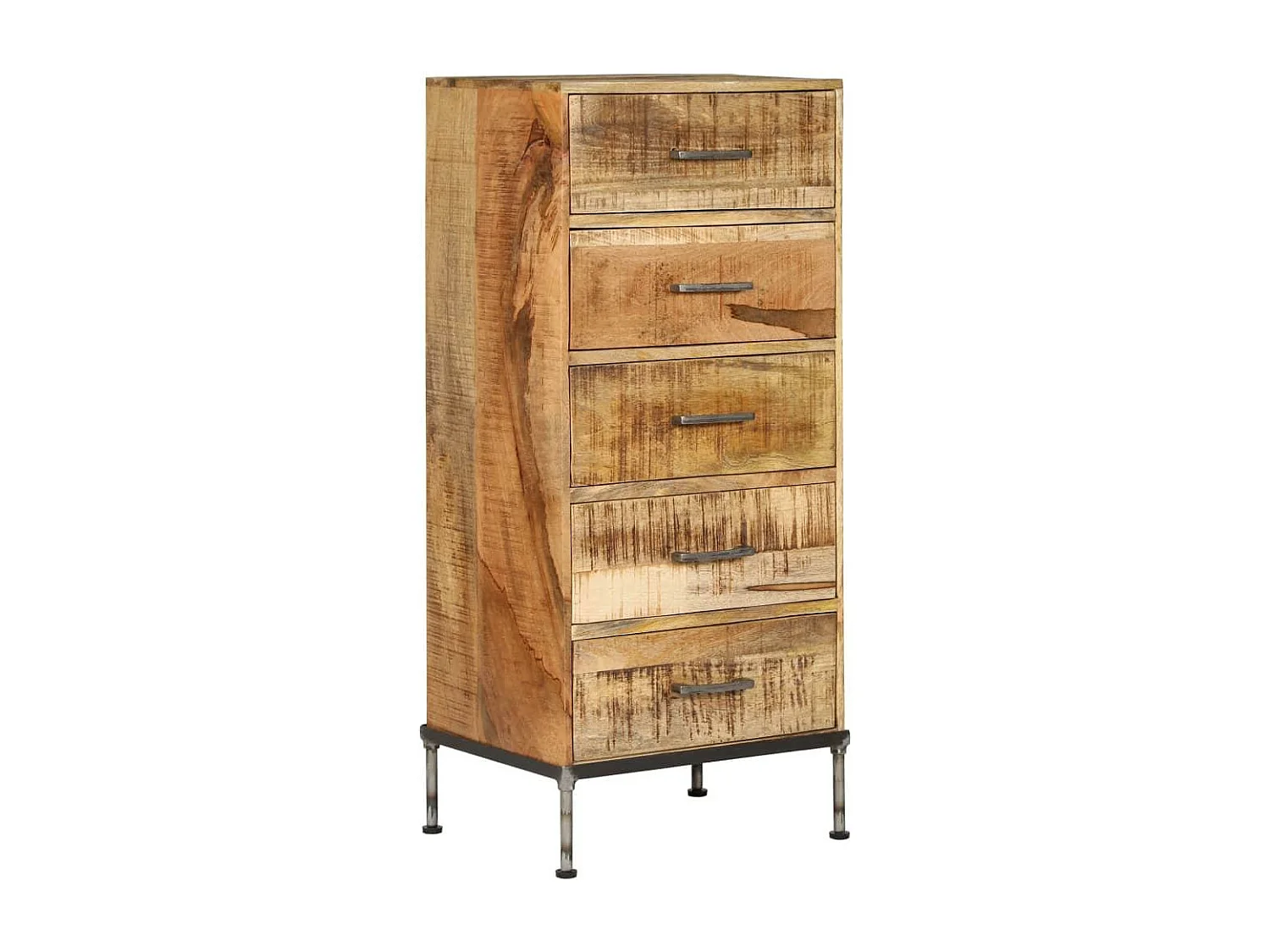 Buffet aparador armário console cômoda 106 cm madeira de mangueira maciça 4402089