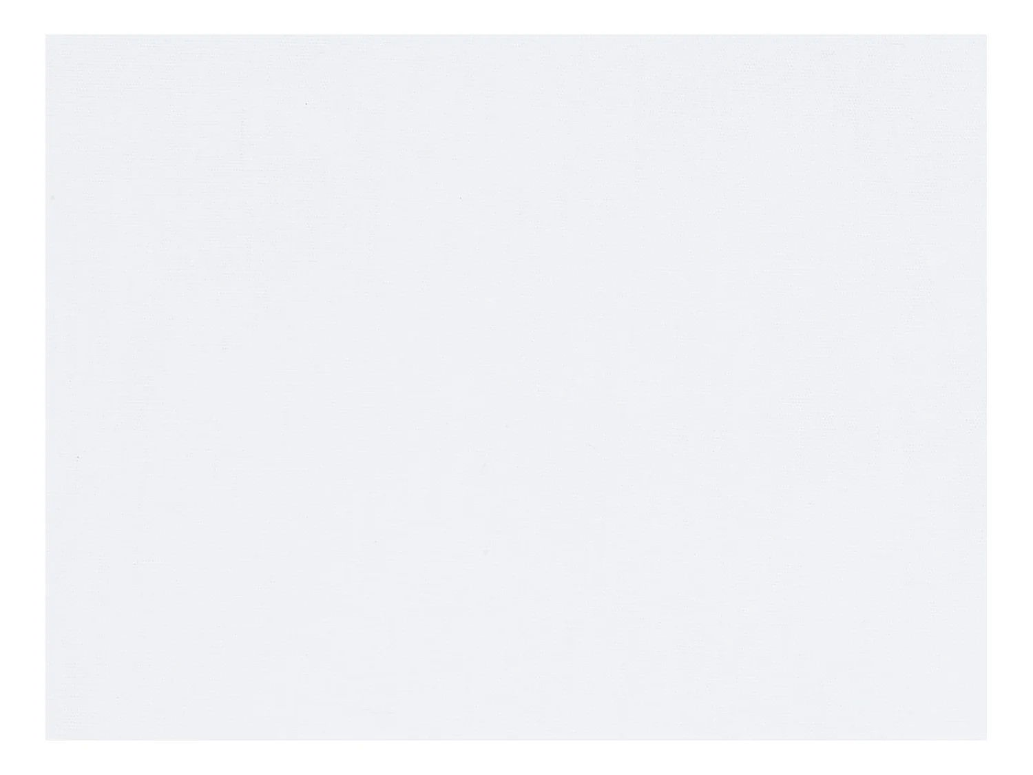 Bedlinnen in katoenperkal - Dekbedovertrek 220 x 240 cm + 2 kussenslopen 63 x 63 cm - Wit met blauwe bies - AGAMI van PALACIO.