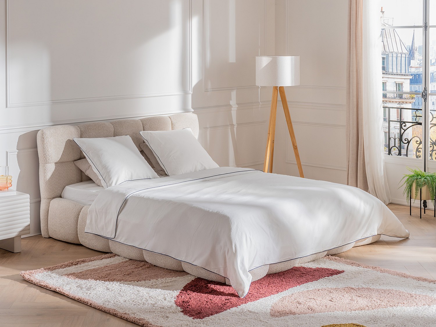 Bettwäsche-Set – Baumwollperkal 80 Fäden/cm² – Bettbezug 220x240 cm + 2 Kis günstig online kaufen