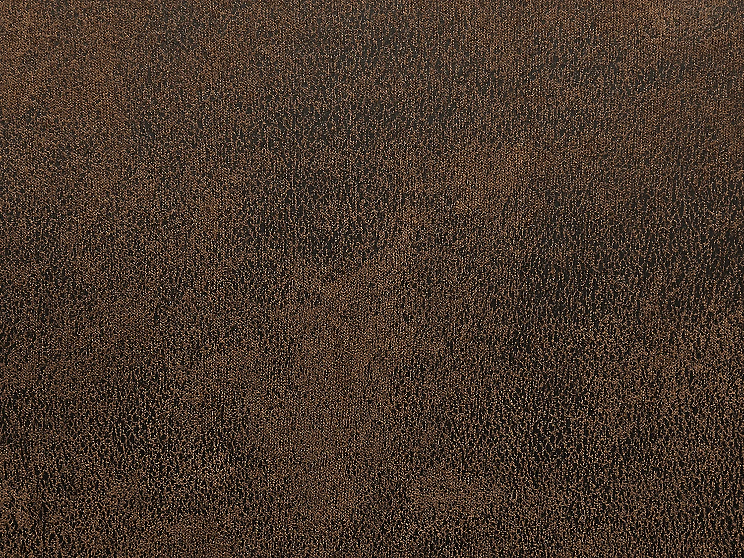 Clubsoffa 3-sits i brun mikrofiber med åldrat skinnliknande utseende MADIE II