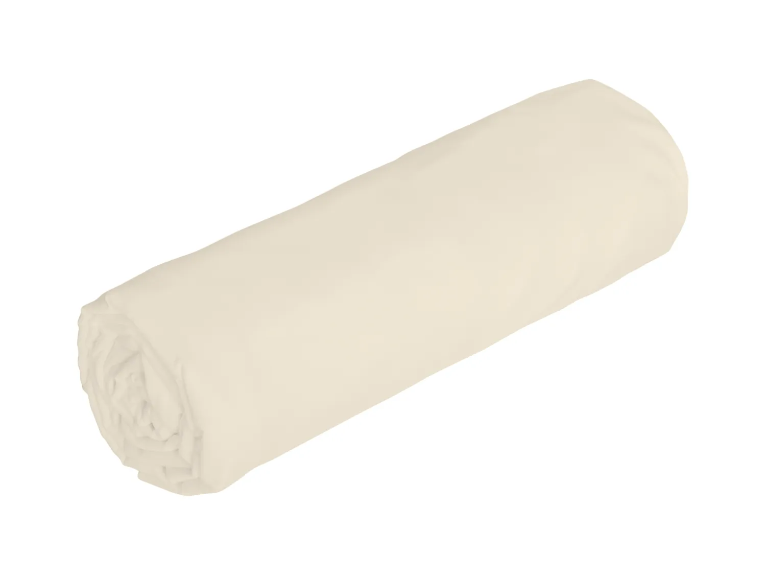 Drap housse en satin 108 fils/cm² - 180 x 200 cm - Bonnet 30 cm - Beige - TALORA de PALACIO
