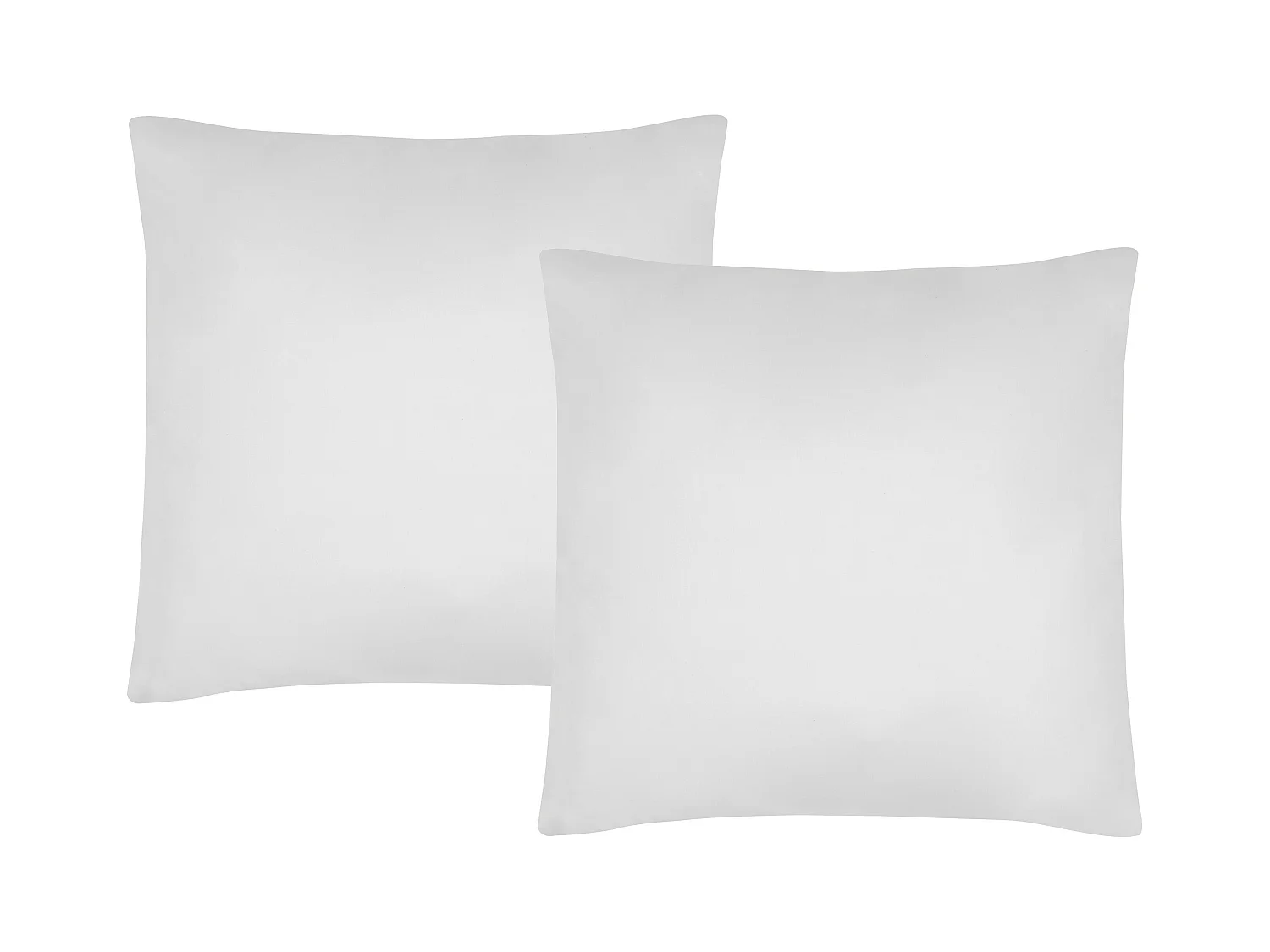 Set van 2 satijnen kussenslopen - 63 x 63 cm - Wit - TALORA van PALACIO