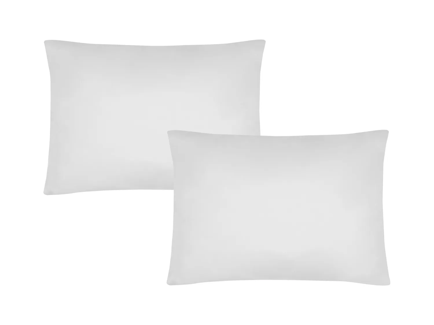 Sæt med 2 pudebetræk i satin 108 tråde/cm² - 50 x 70 cm - Hvid - TALORA fra PALACIO