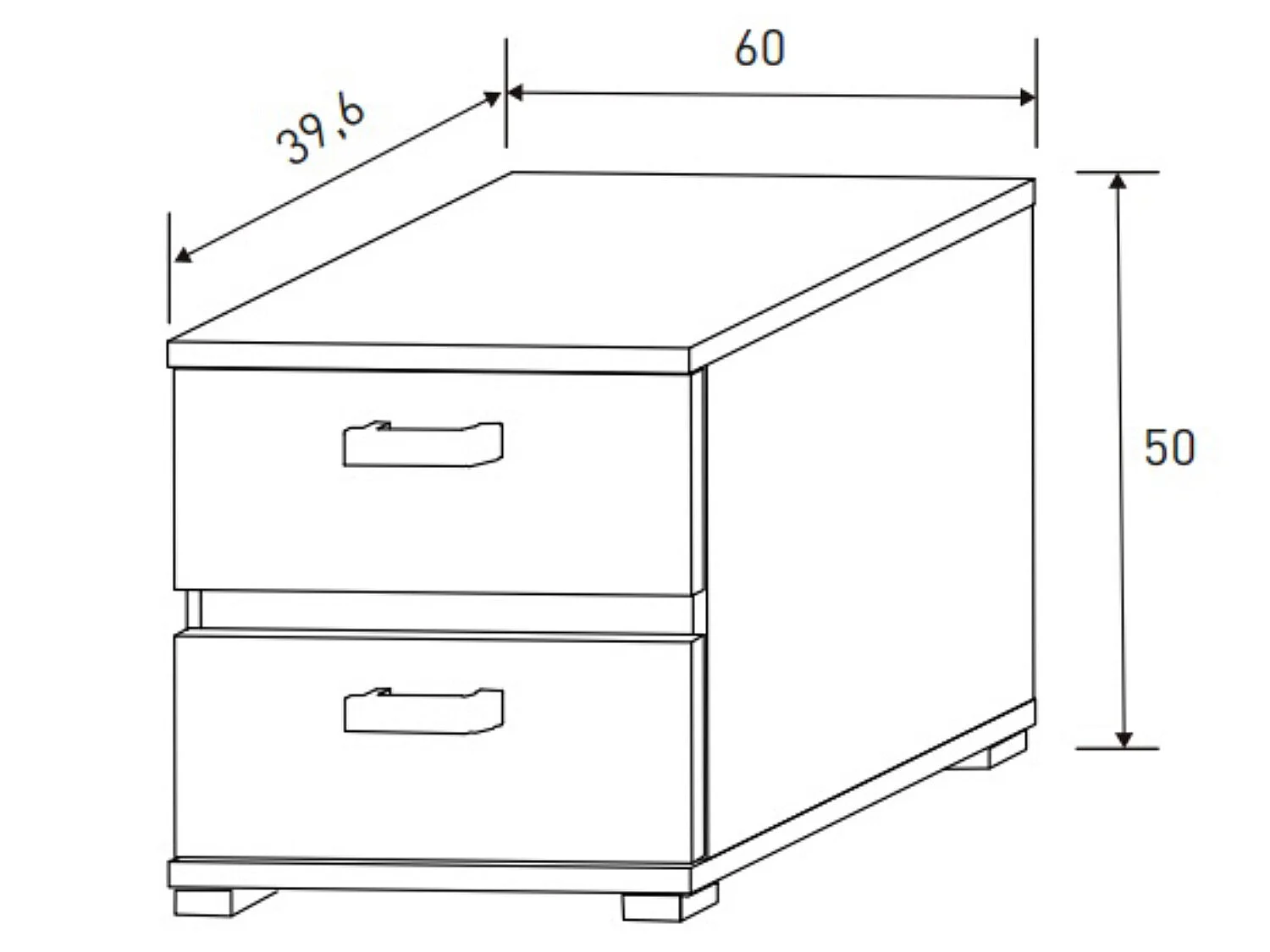 Ensemble de tête de lit avec LED + 2 tables de chevet coloris chêne cambrian/effet textile