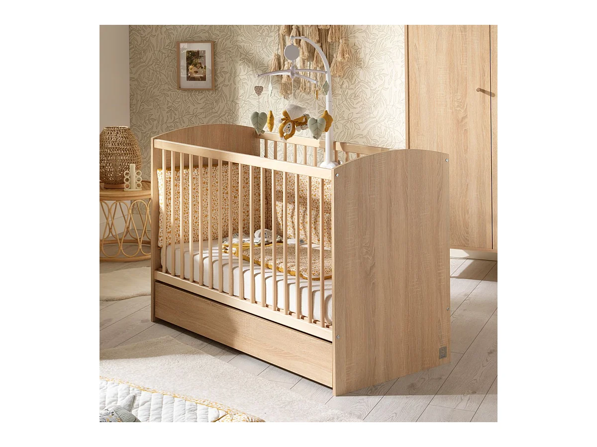 Lit bébé 60x120 Access - Bois de chêne