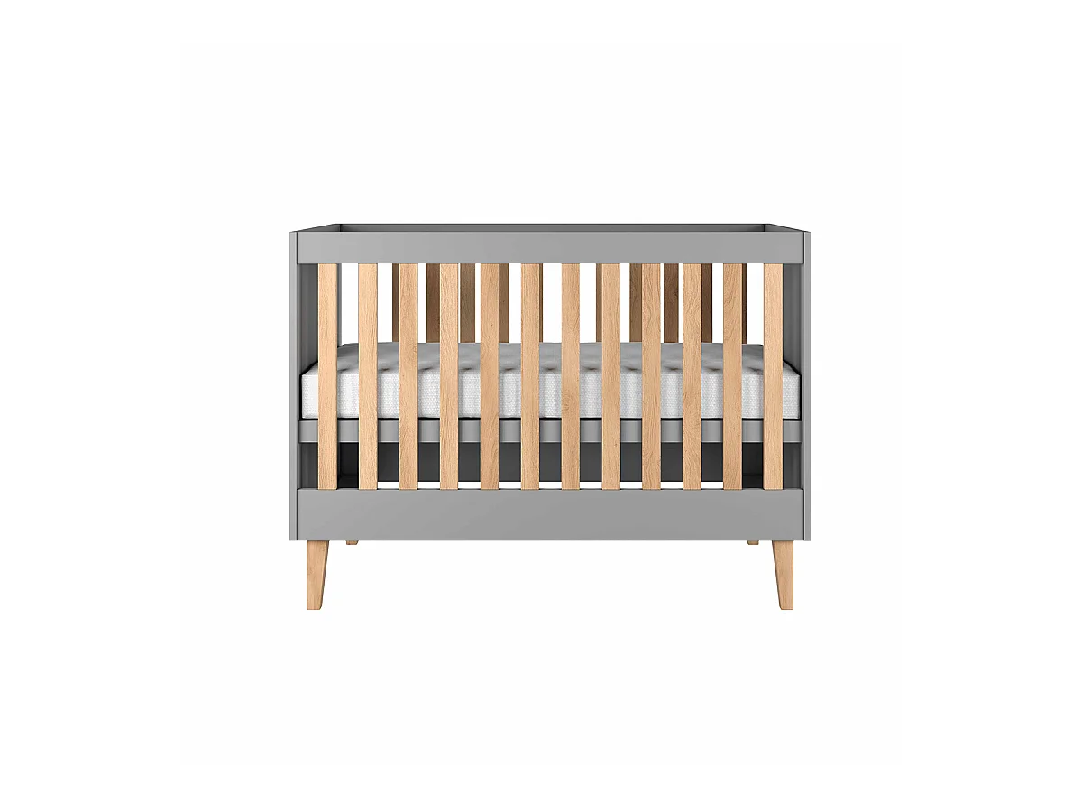 Lit bébé 60x120 Kubi - Gris
