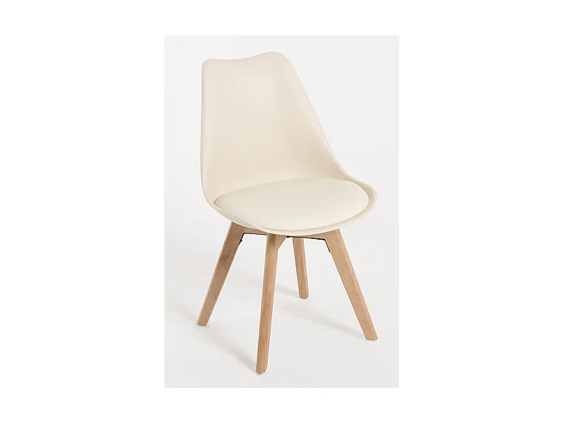Packs Sillas Comedor - Pack 2 Sillas Synk Basic - Crema