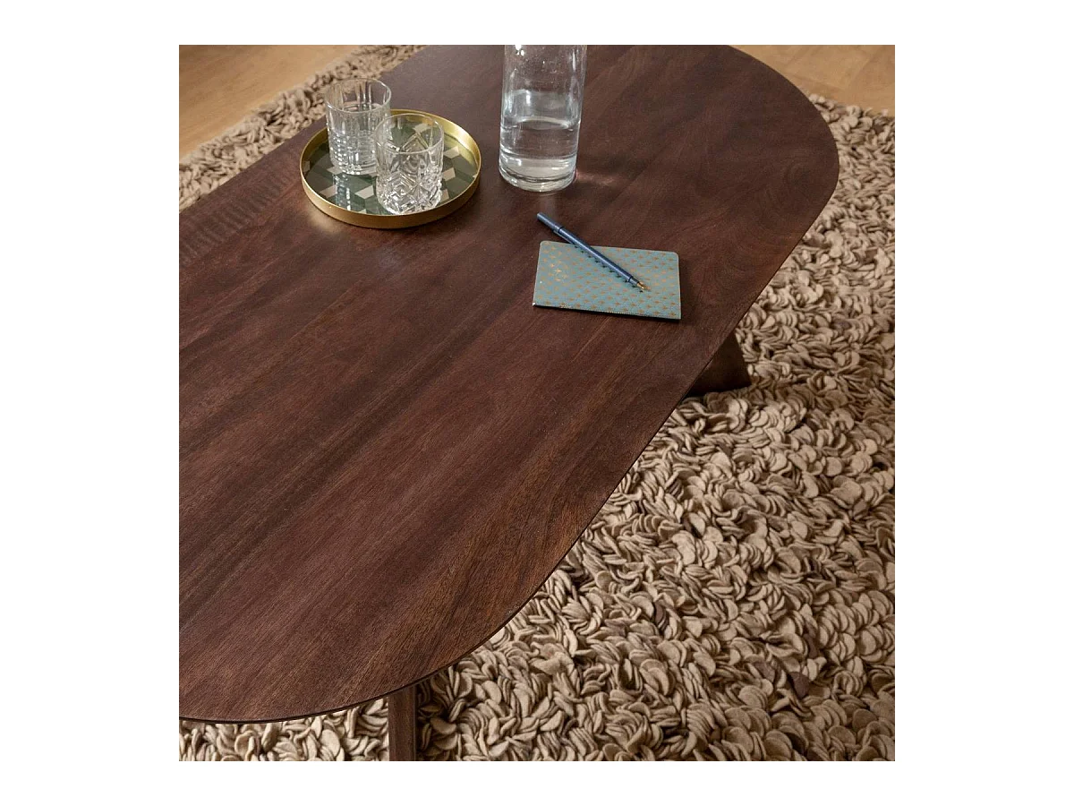 Table basse en bois de manguier Augustin