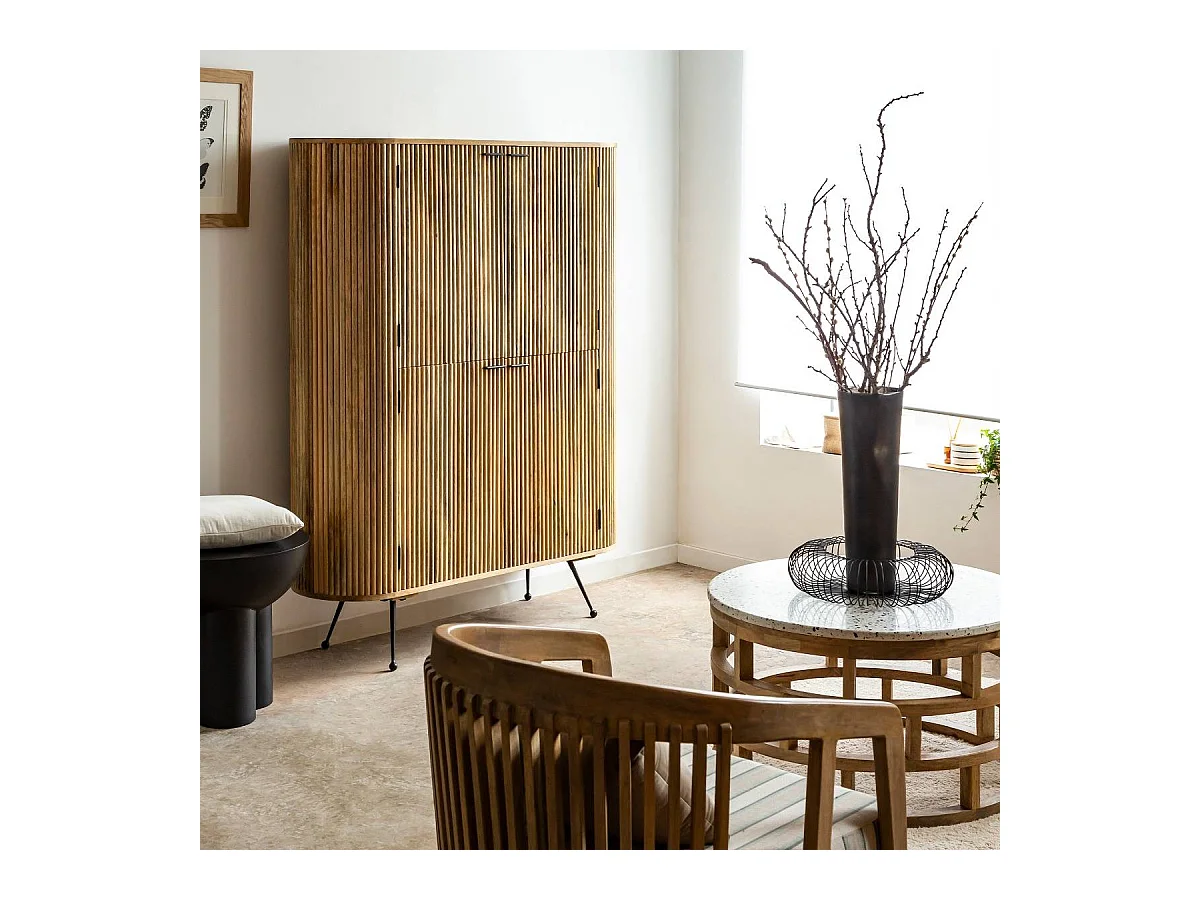 Armoire en bois de manguier Ambrine