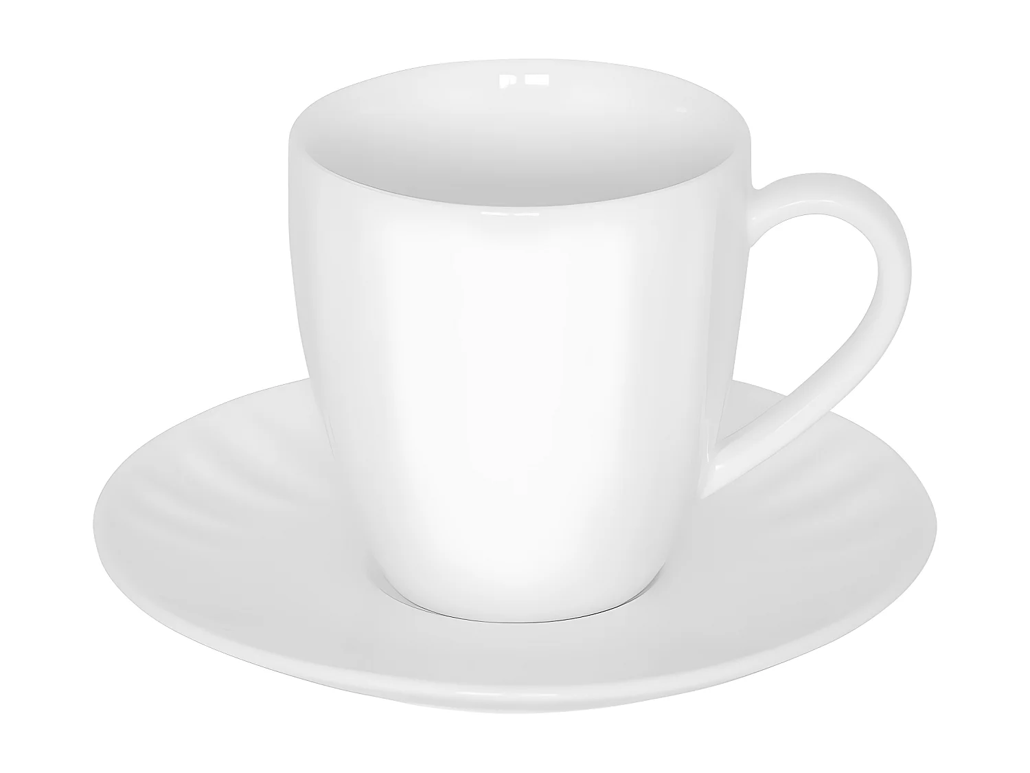 Tasse à thé et sa sous-tasse Emma 20 cl (lot de 6)