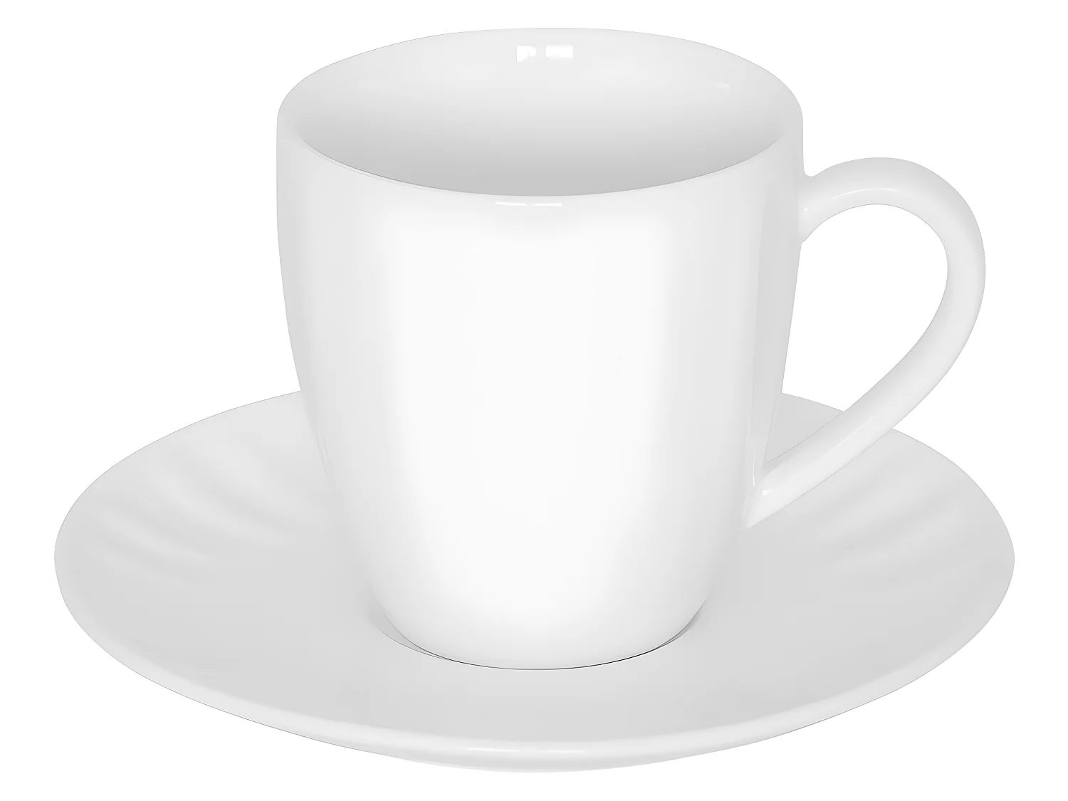 Tasse à thé et sa sous-tasse Emma 20 cl (lot de 6)