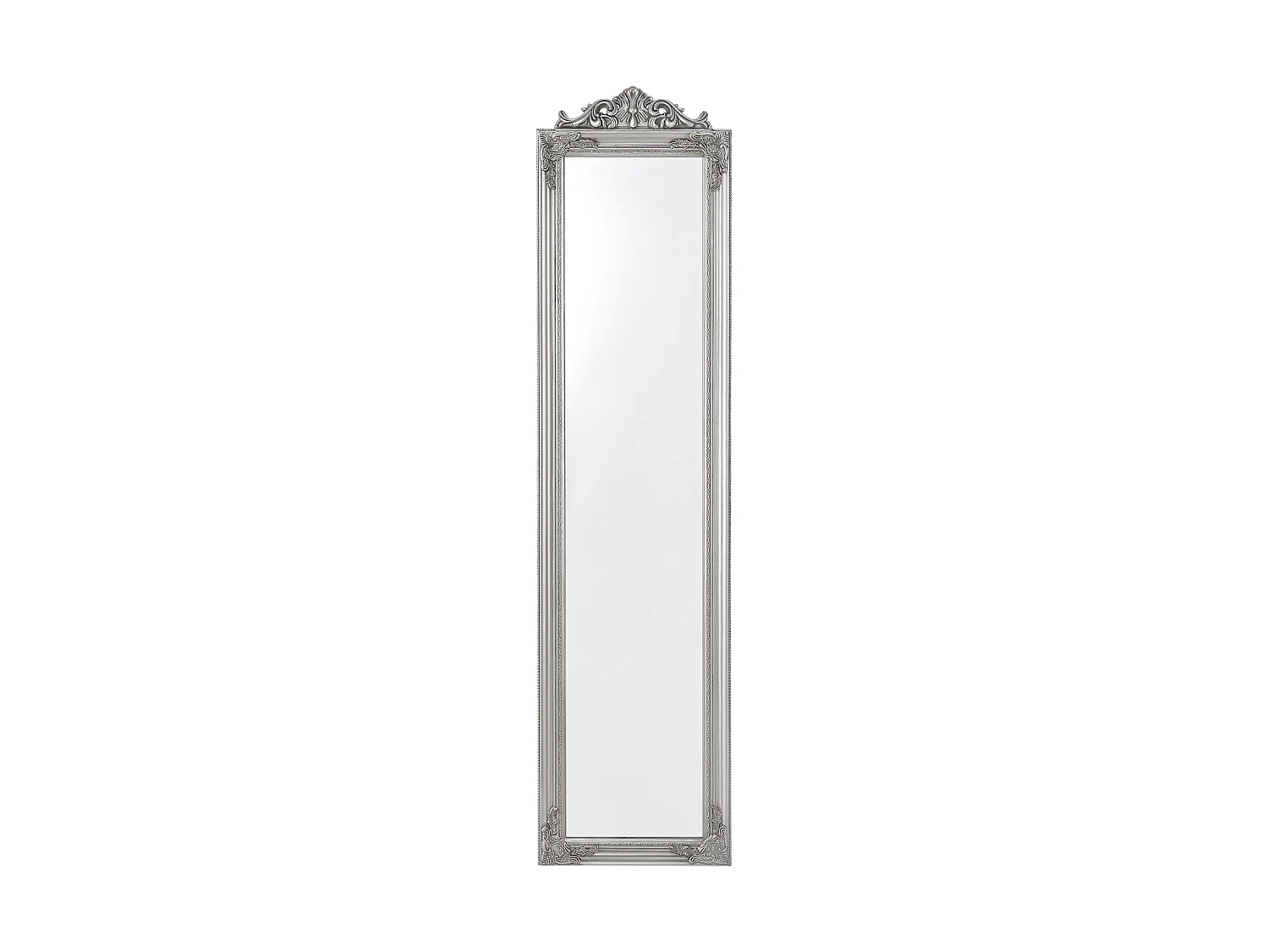 Miroir sur Pied Arezzo Inclinable 160 x 40 cm Argenté [en.casa]