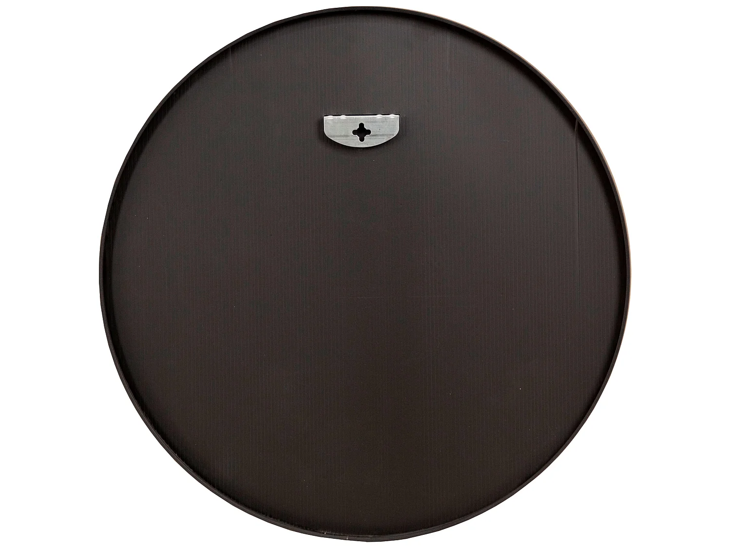 Miroir mural Ordona diamètre 60 cm cadre en aluminium noir [en.casa]