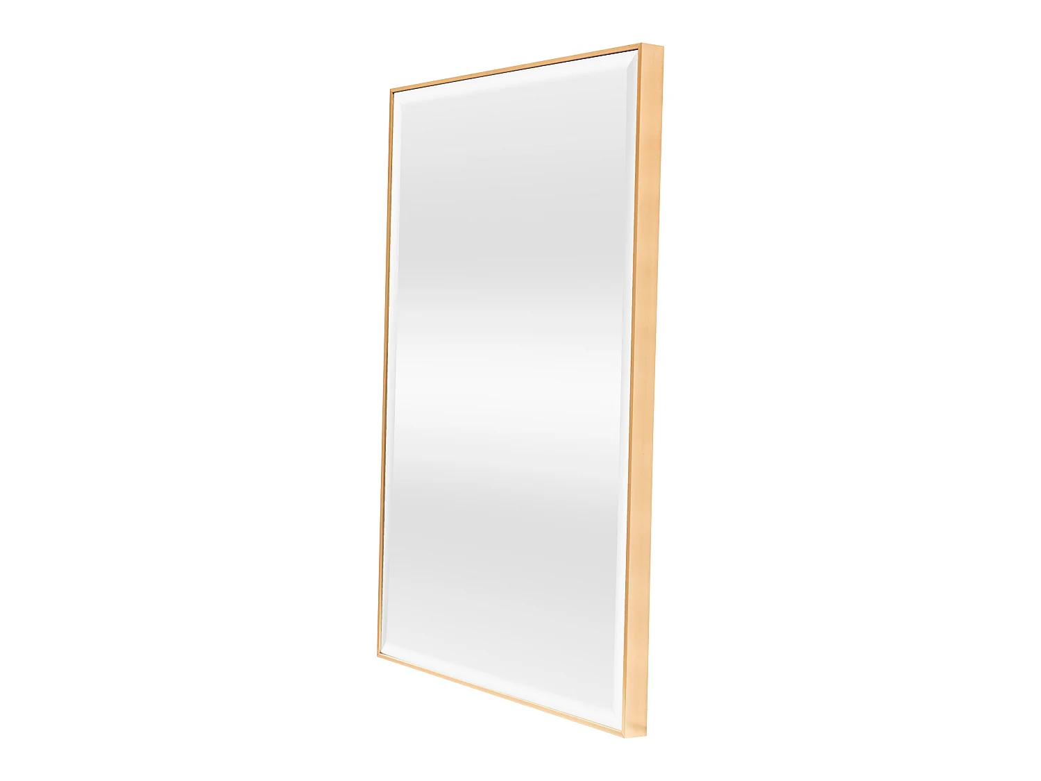 Miroir mural Novoli rectangulaire 92 x 62 cm doré [en.casa]