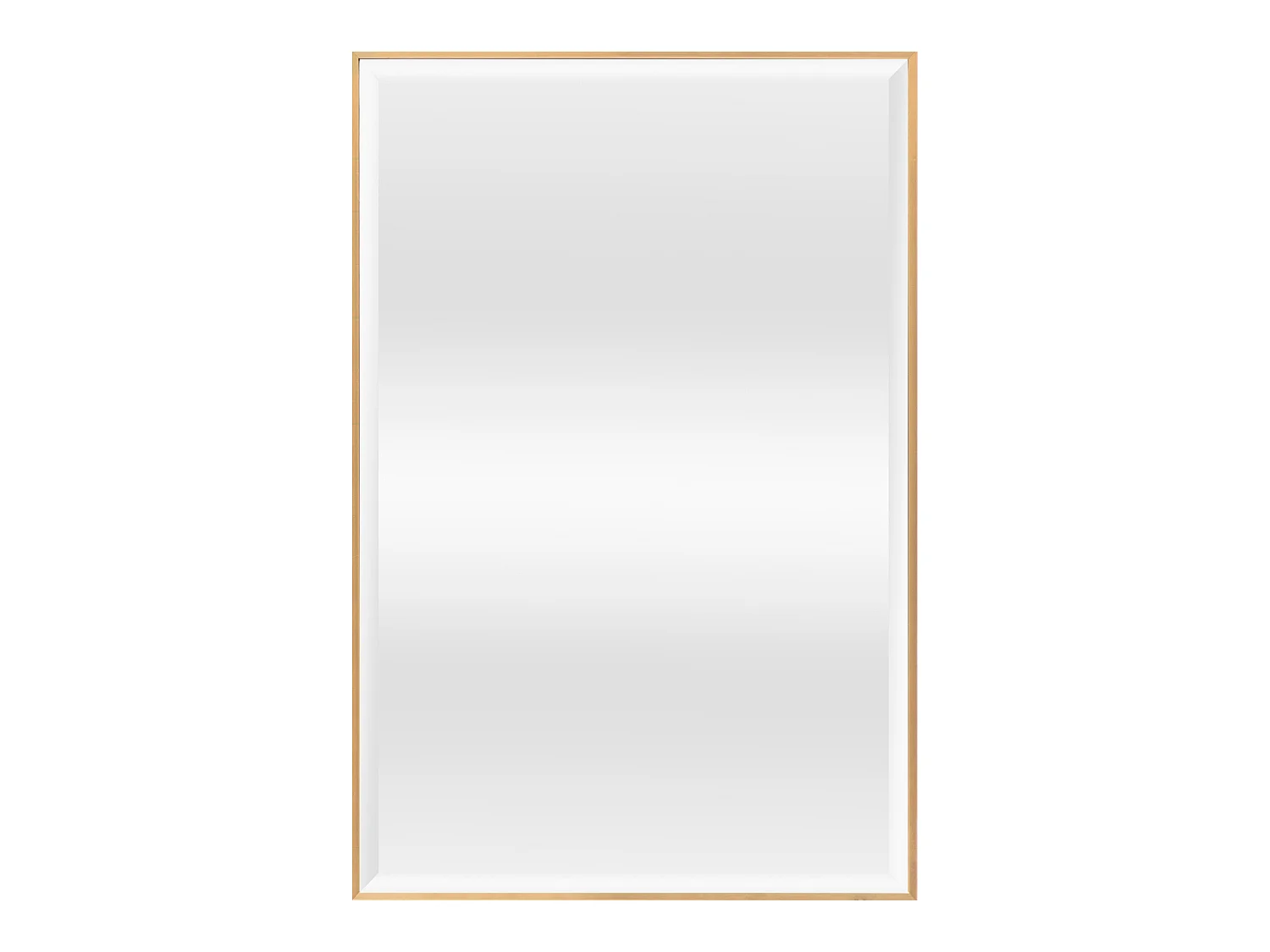 Miroir mural Novoli rectangulaire 72 x 52 cm doré [en.casa]