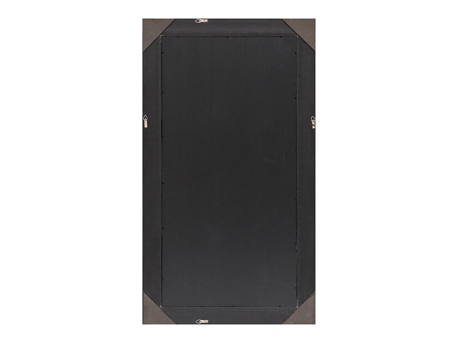 Miroir mural Ocre rectangulaire 114 x 64 cm argenté [en.casa]