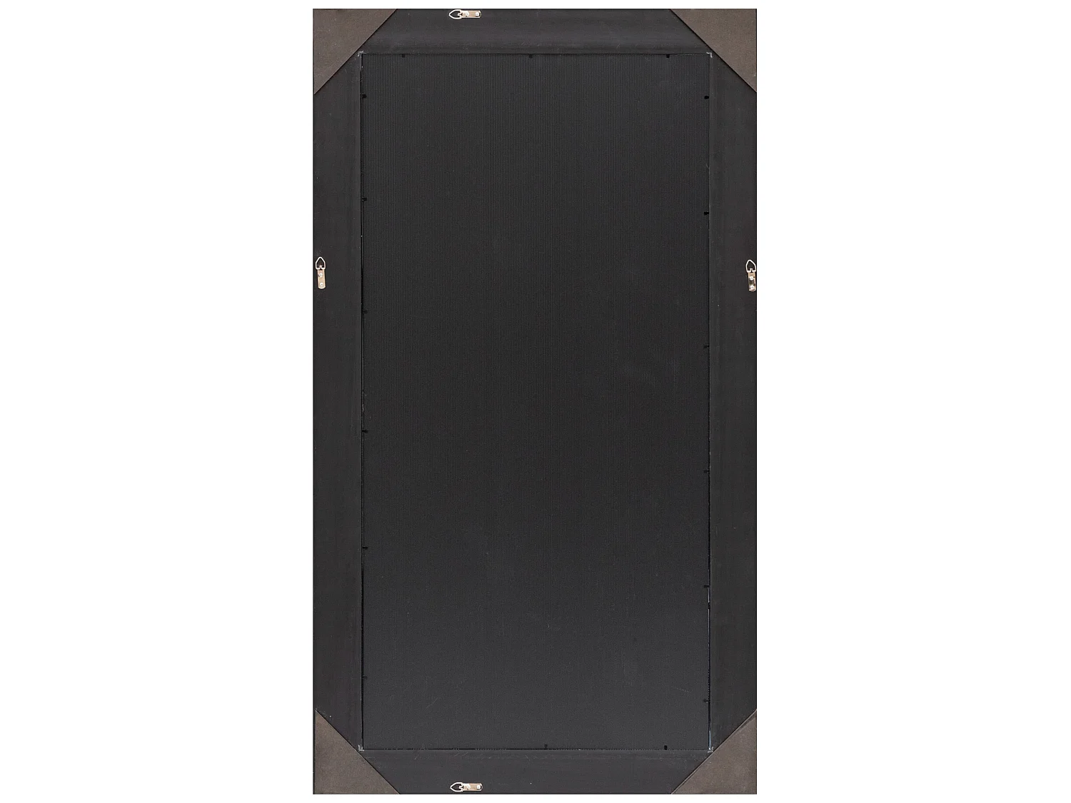 Miroir mural Ocre rectangulaire 114 x 64 cm argenté [en.casa]