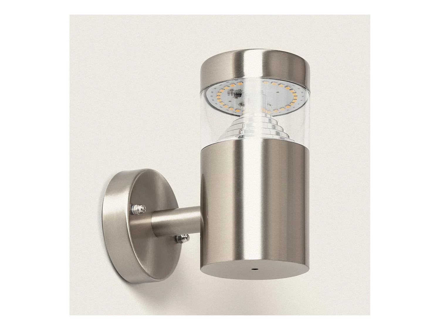 Lampada da Parete per Esterni LED 5W Acciaio Inossidabile Inti 3000K Bianco Caldo