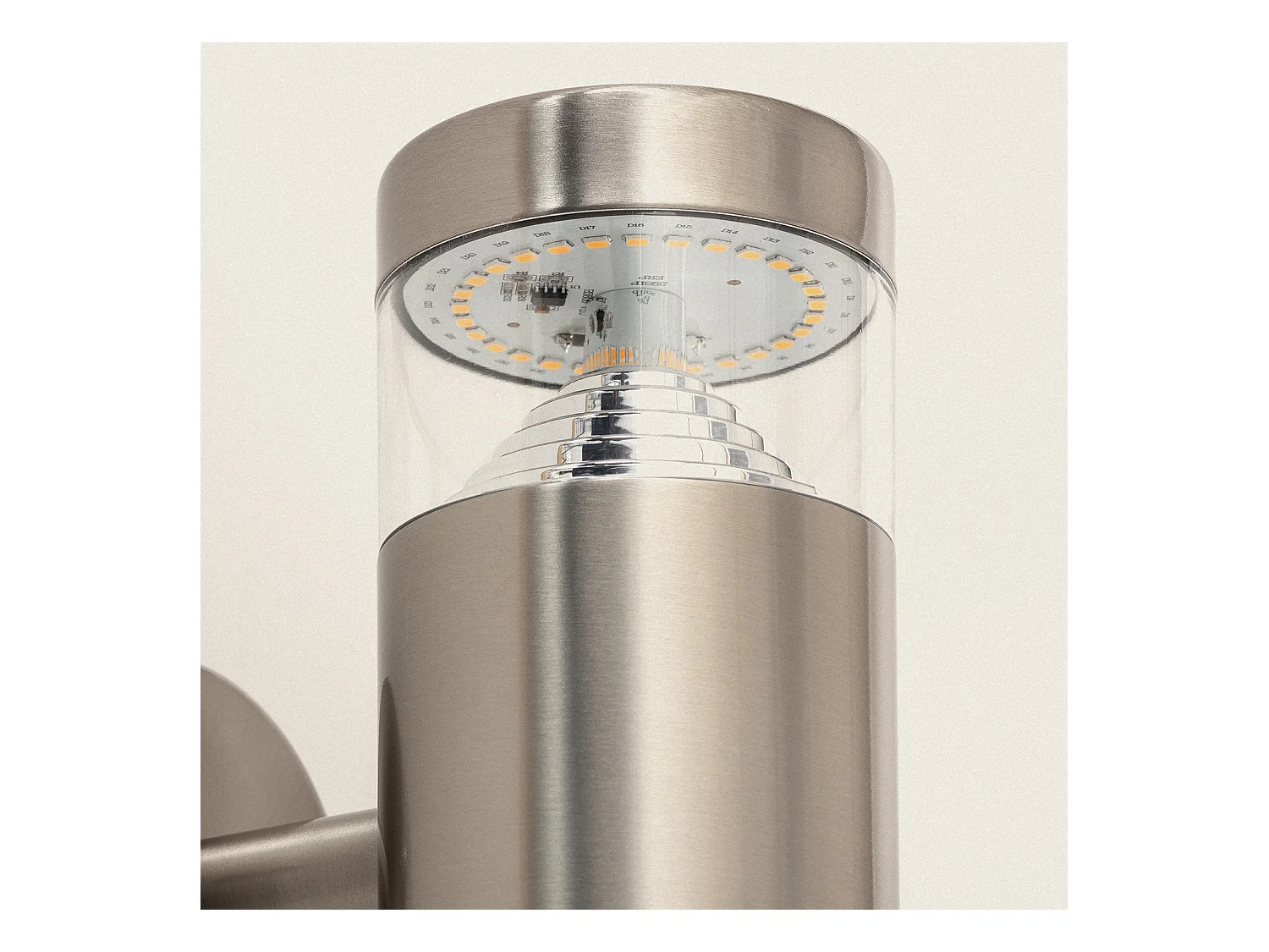 Lampada da Parete per Esterni LED 5W Acciaio Inossidabile Inti 3000K Bianco Caldo
