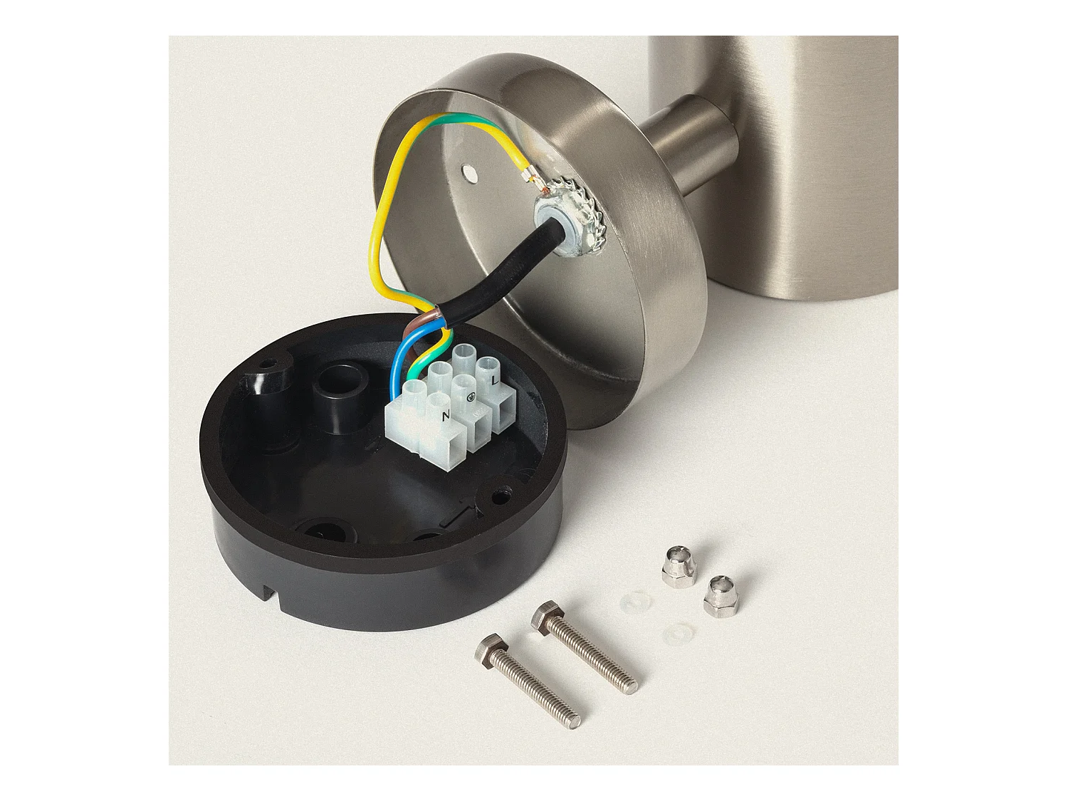 Lampada da Parete per Esterni LED 5W Acciaio Inossidabile Inti 3000K Bianco Caldo