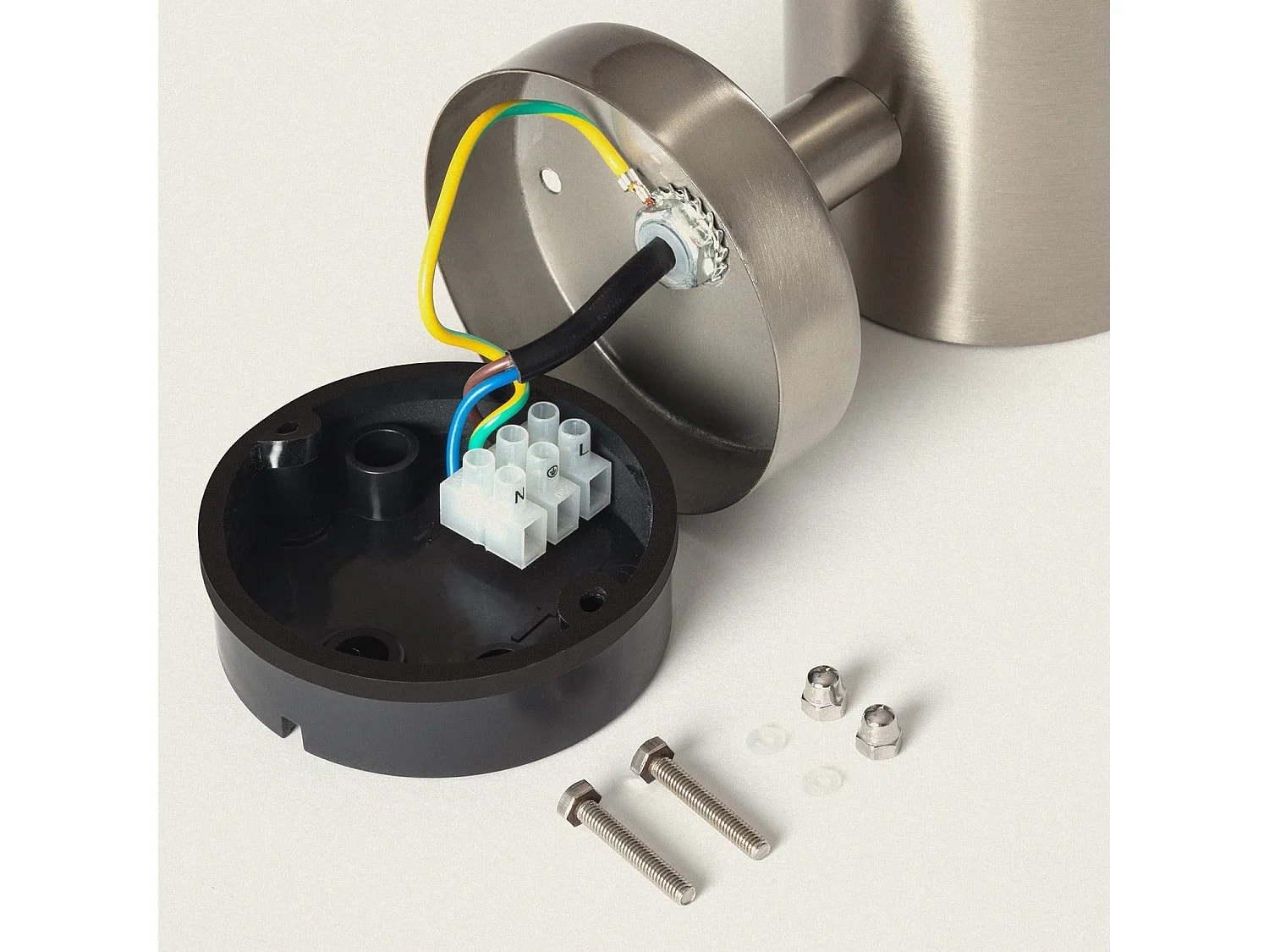 Lampada da Parete per Esterni LED 5W Acciaio Inossidabile Inti 3000K Bianco Caldo