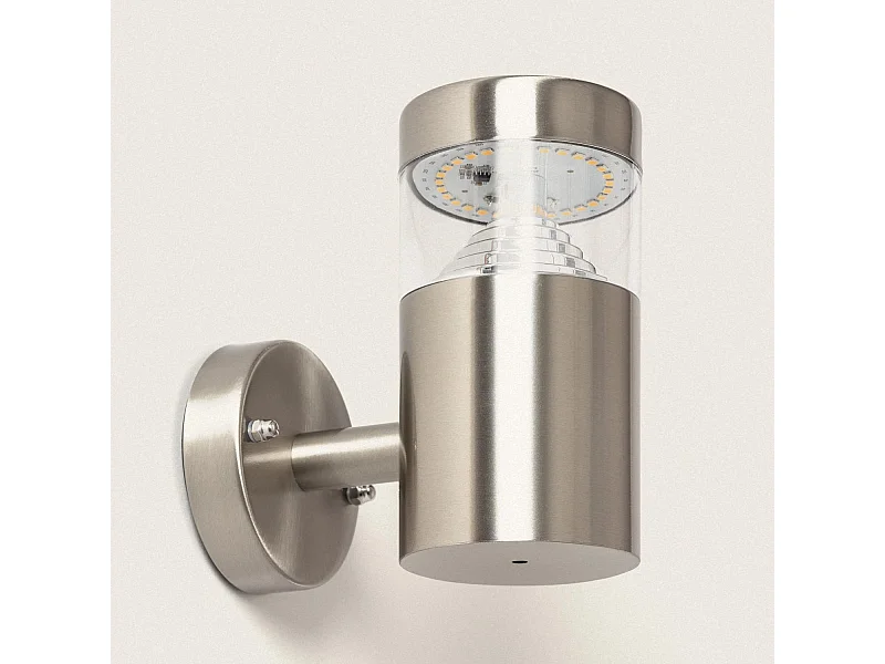 Lampe Murale LED Extérieure 5W Acier Inoxydable Inti 3000K Blanc chaud