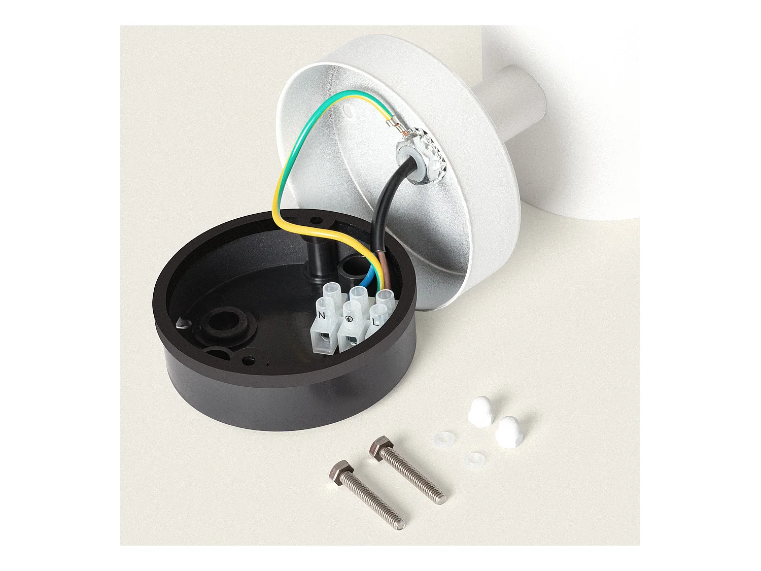 Lámpara de Pared Exterior LED 5W Acero Inoxidable Inti White 4000K Blanco Neutro