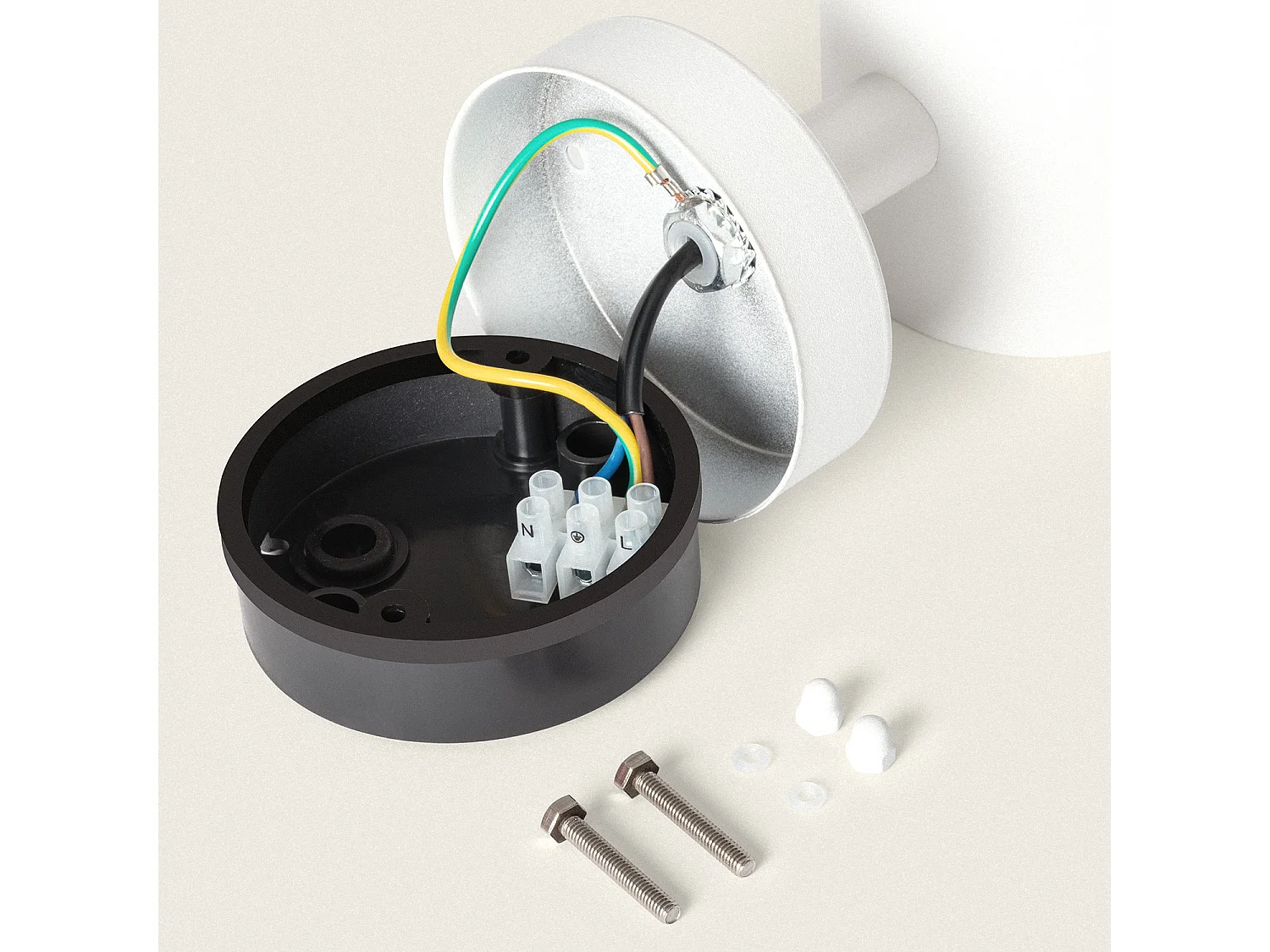 Lámpara de Pared Exterior LED 5W Acero Inoxidable Inti White 4000K Blanco Neutro