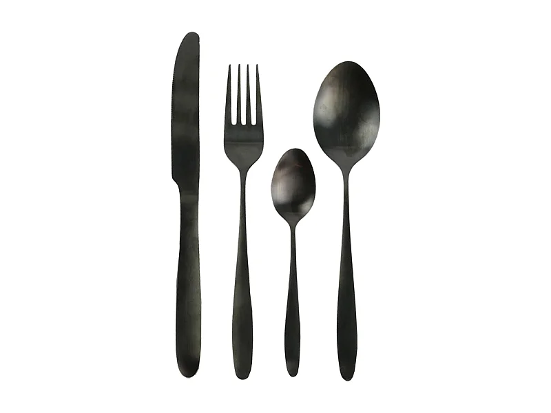 Ménagère 16 couverts BLAKO noir