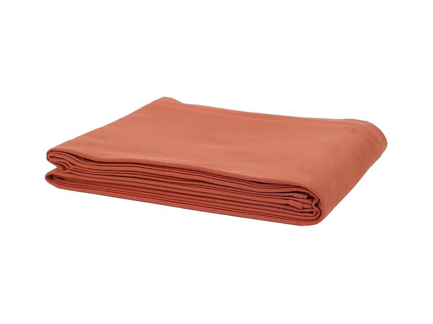 Nappe rectangulaire PASSO 140x250 cm coton rouge Terracotta