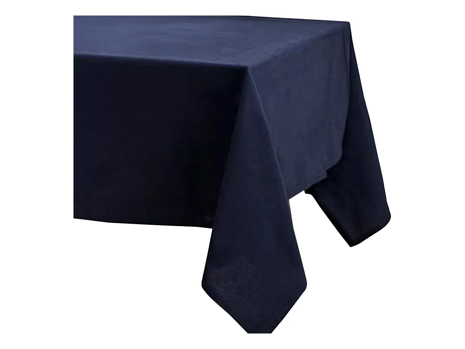 Nappe rectangulaire PASSO 140x250 cm coton bleu Marine