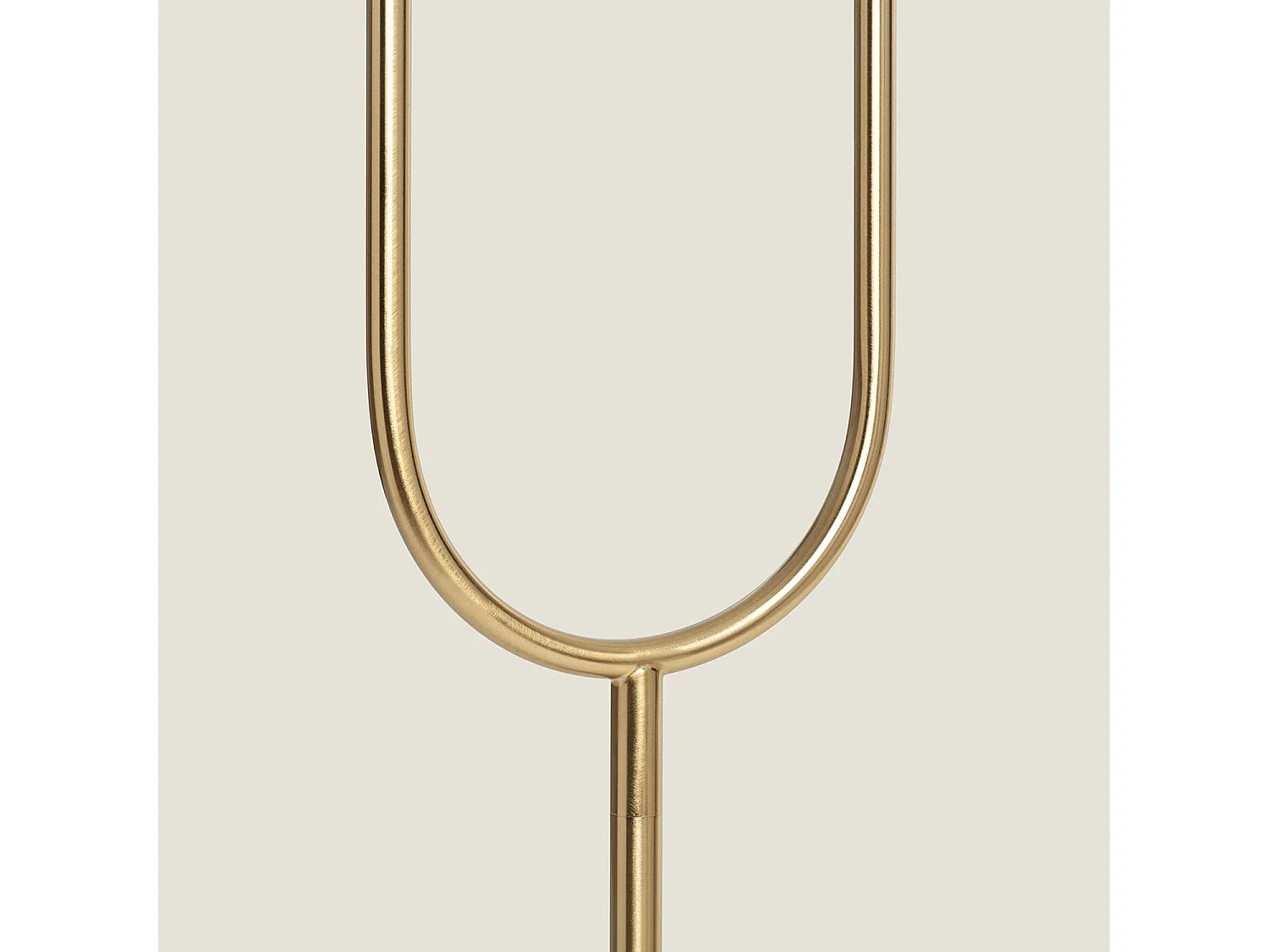 Lámpara de Pie Metal y Cristal Moonlight Brass 2 Focos Dorado