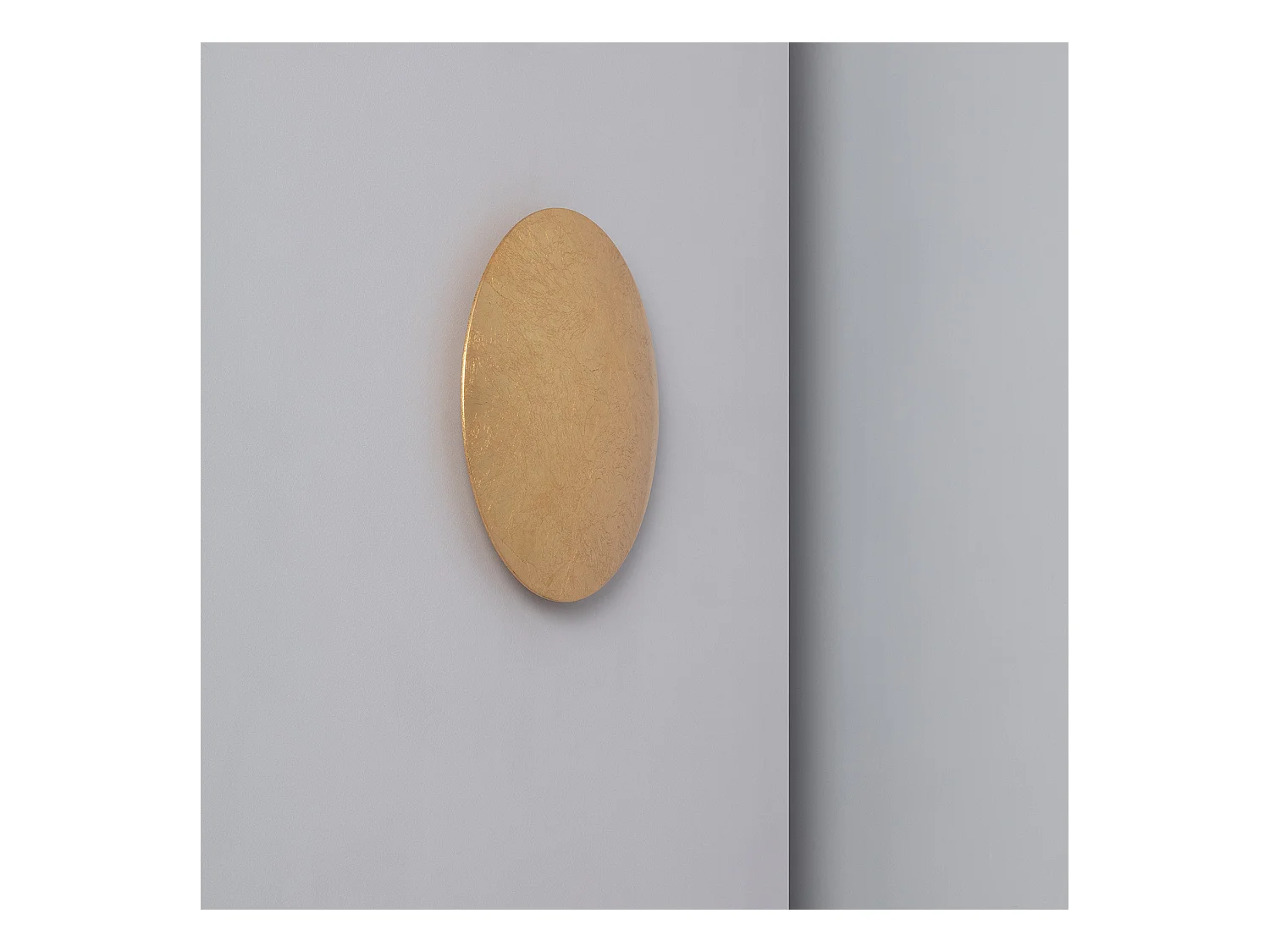 Aplique de Pared LED 18W de Aluminio Iris Dorado 3000K Blanco Cálido