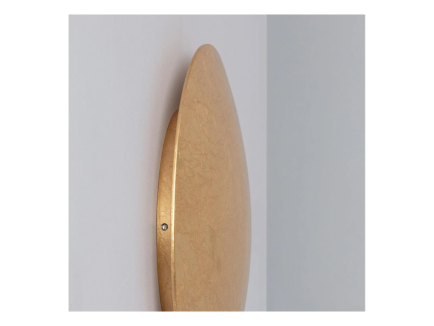 Aplique de Pared LED 18W de Aluminio Iris Dorado 3000K Blanco Cálido