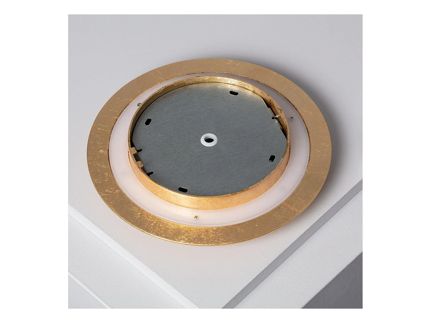 Aplique de Pared LED 18W de Aluminio Iris Dorado 3000K Blanco Cálido